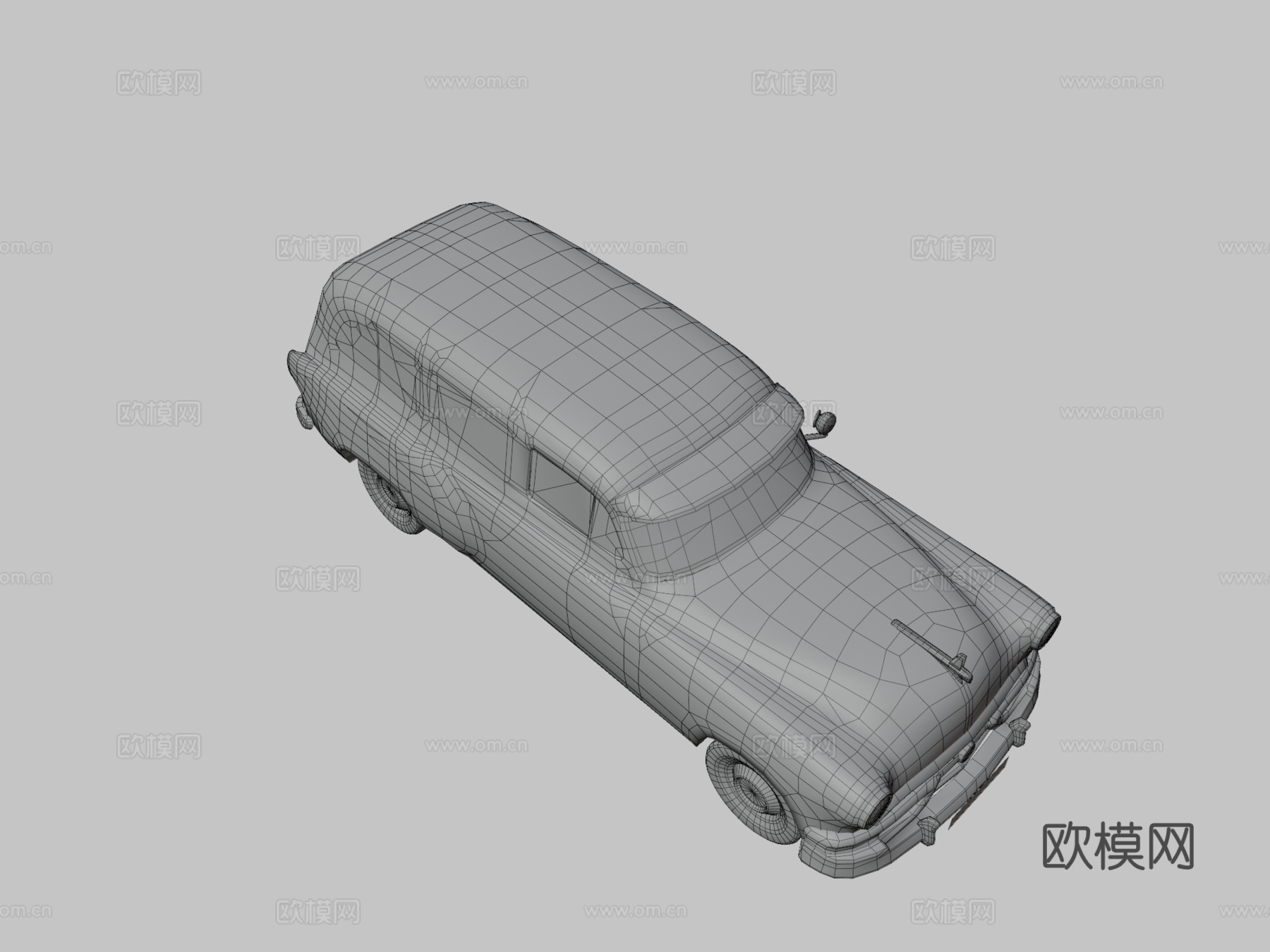 庞蒂亚克酋长豪华版 汽车3d模型