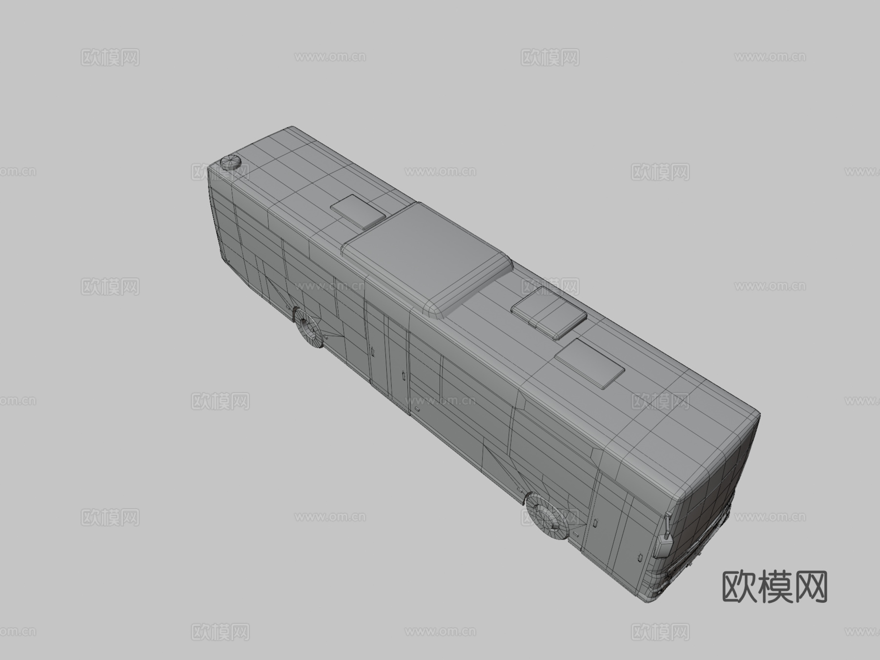 城市公交车3d模型