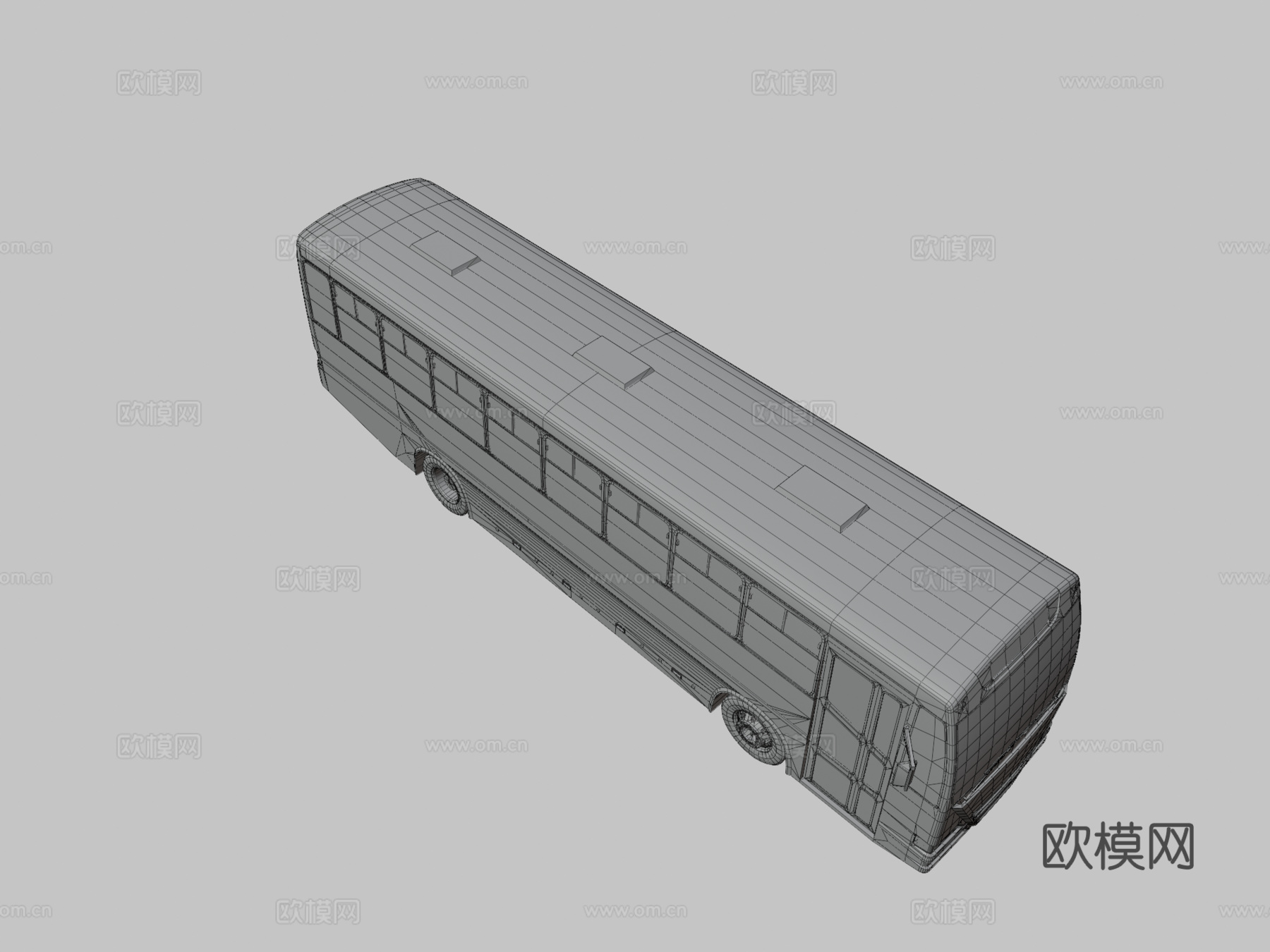 城市公交车3d模型