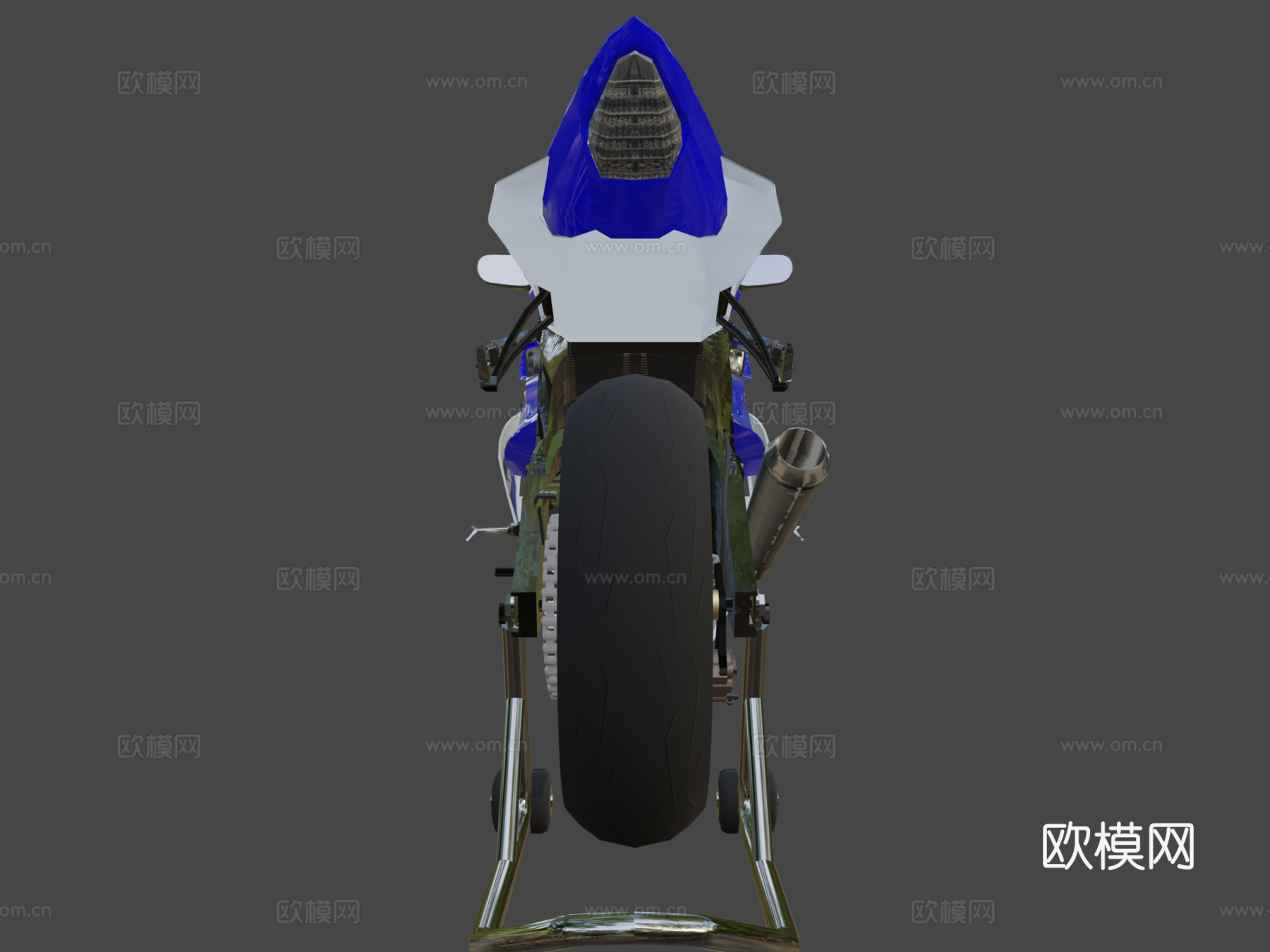 雅马哈 YZF R6摩托车3d模型