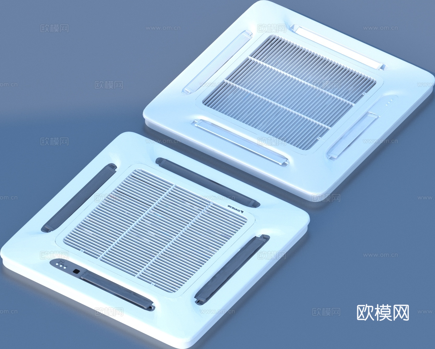 出风口 家用空调通口3d模型