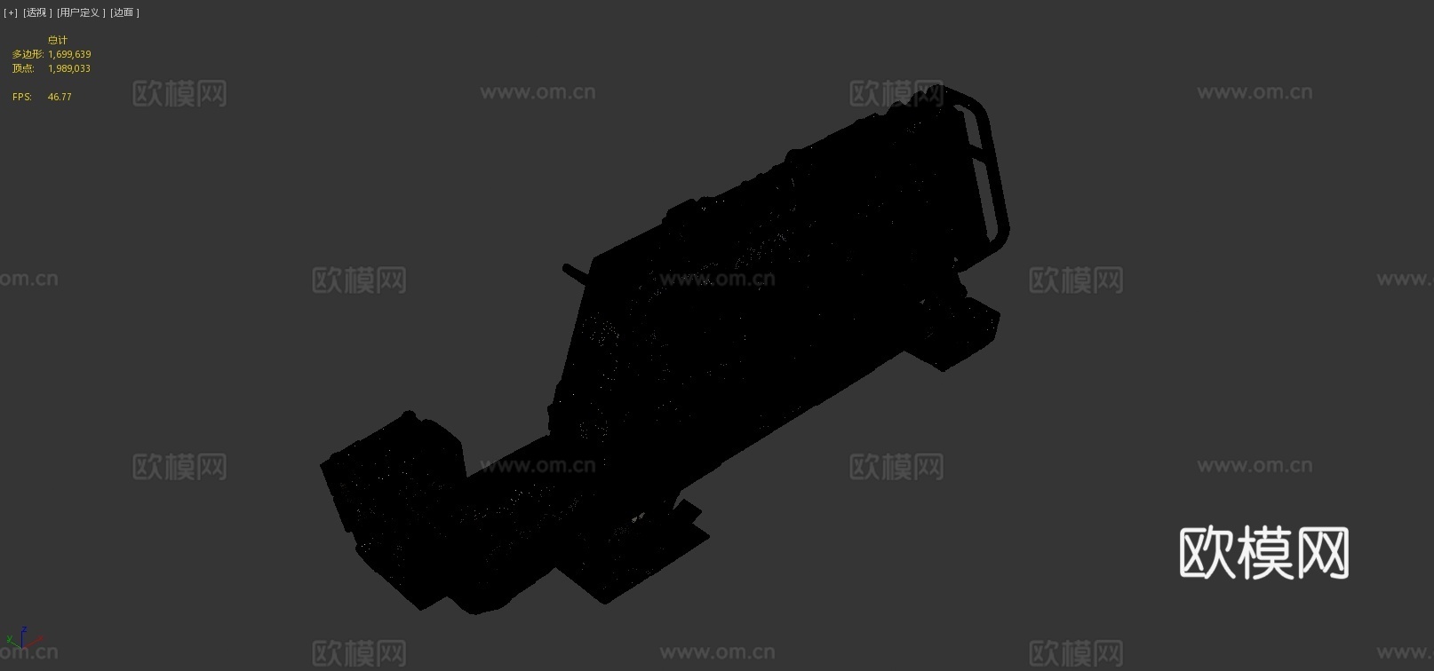 星球大战银河边缘 飞行摩托3d模型