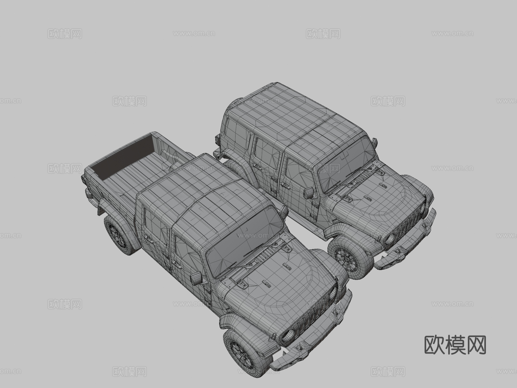 吉普车3d模型