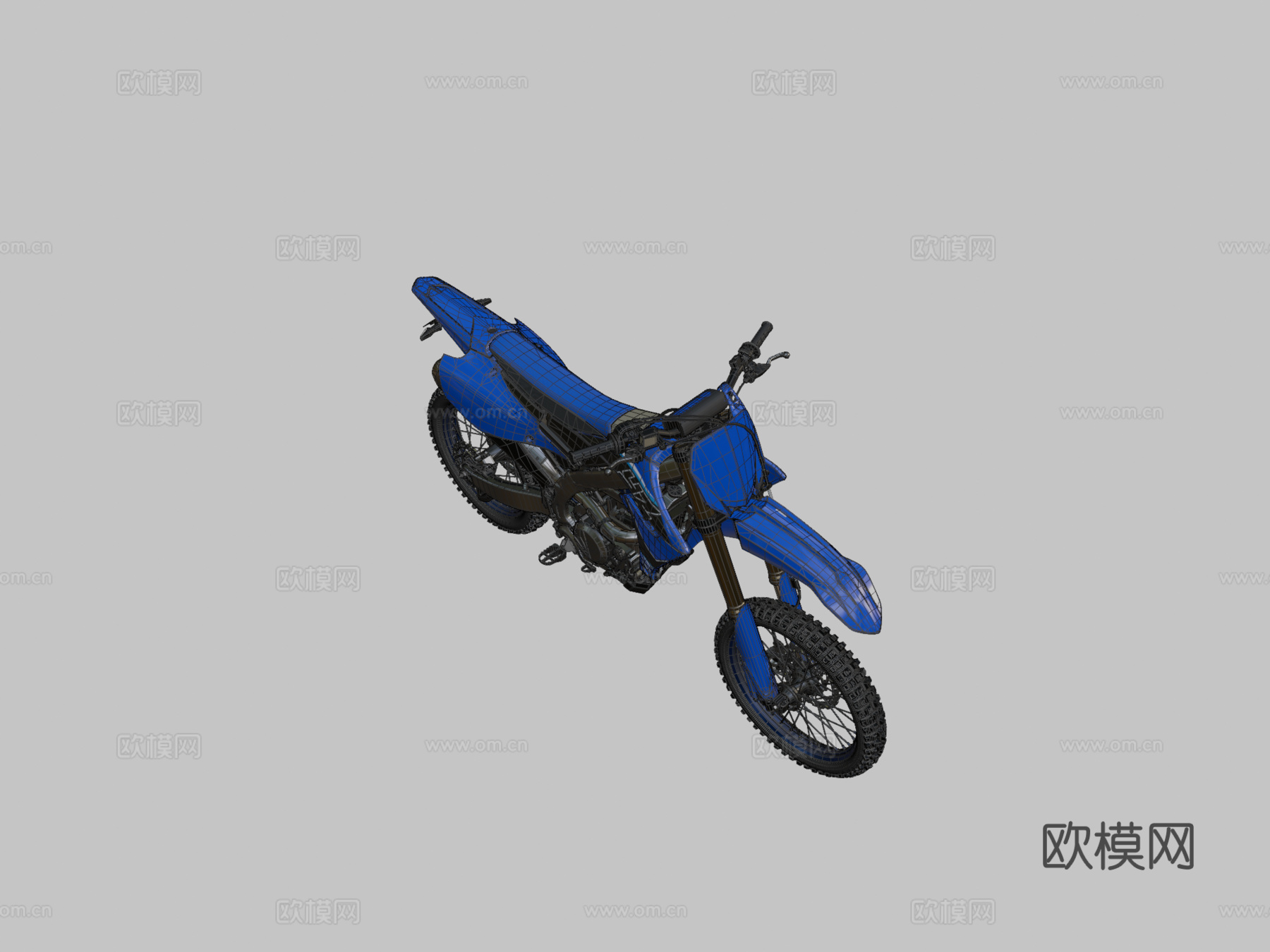 雅马哈 YZ-450F摩托车3d模型