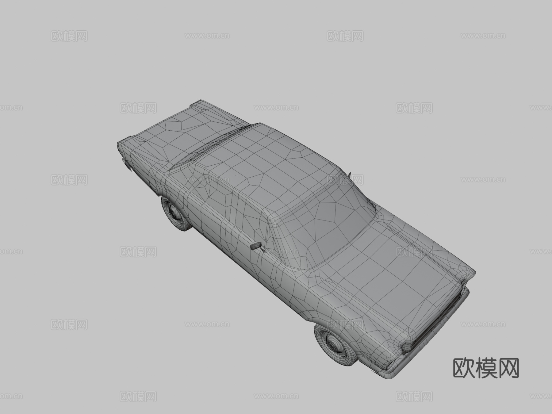 福特银河轿车 汽车3d模型