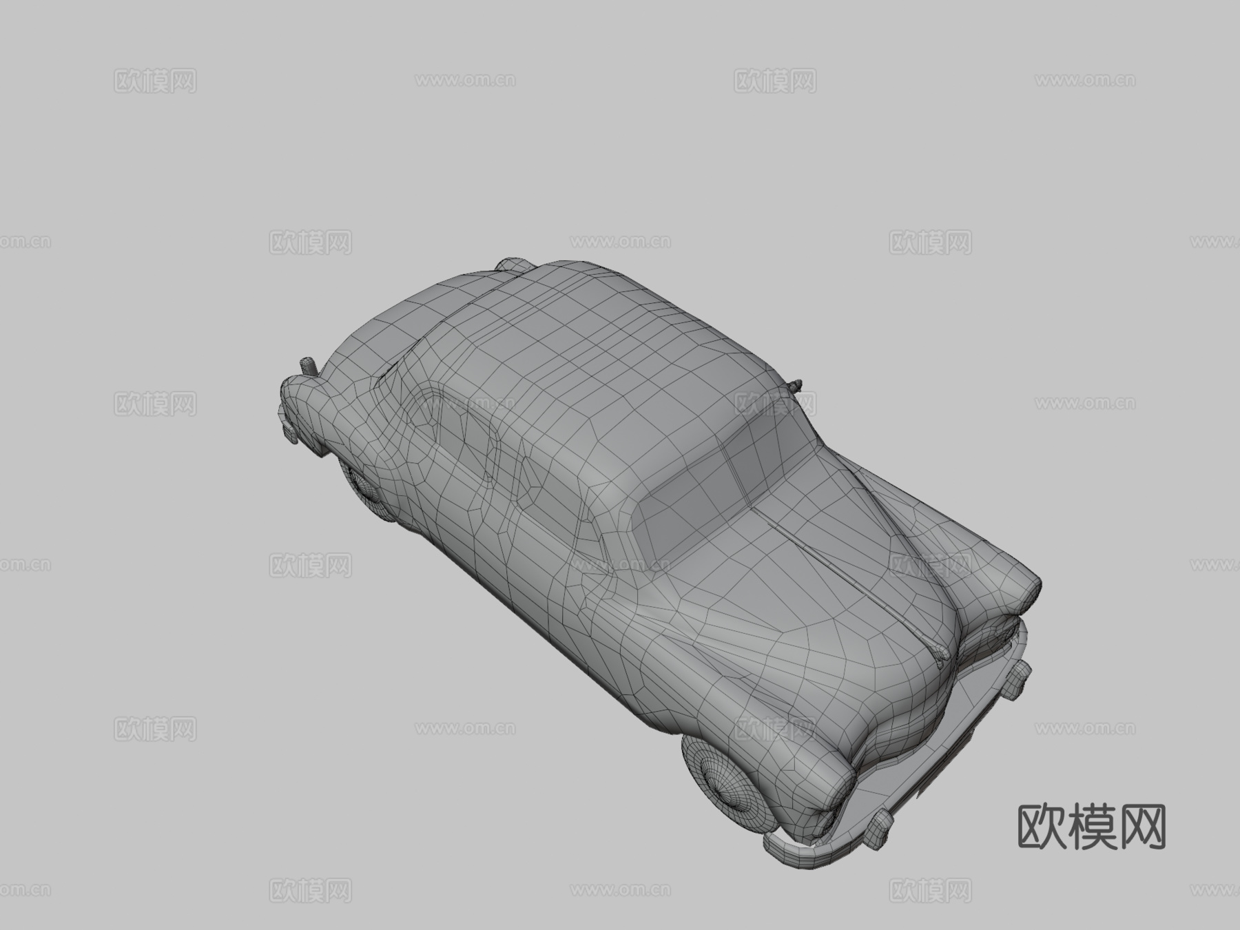 道奇皇冠汽车3d模型