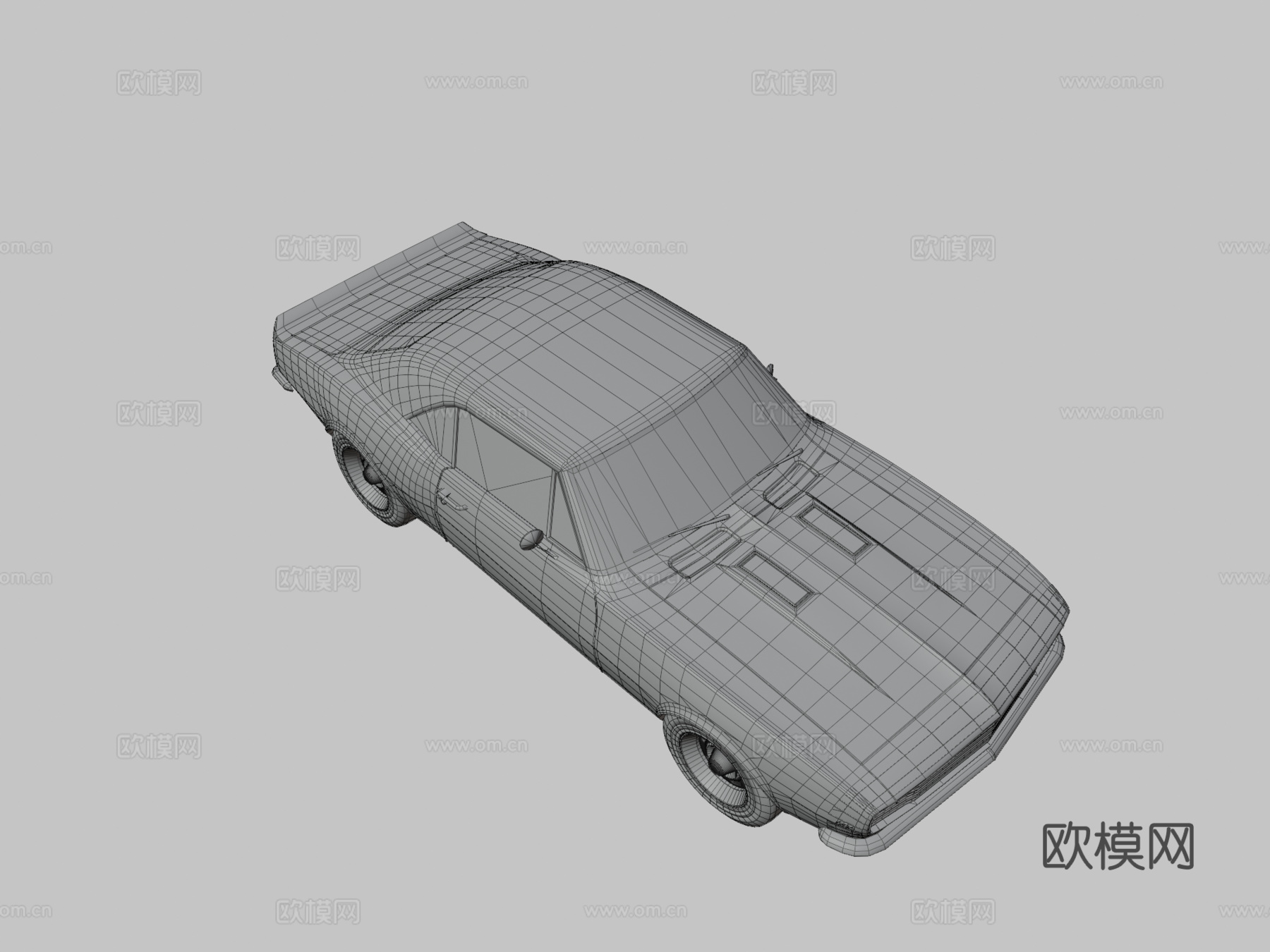 雪佛兰科迈罗 RS327V8 汽车 轿车su模型