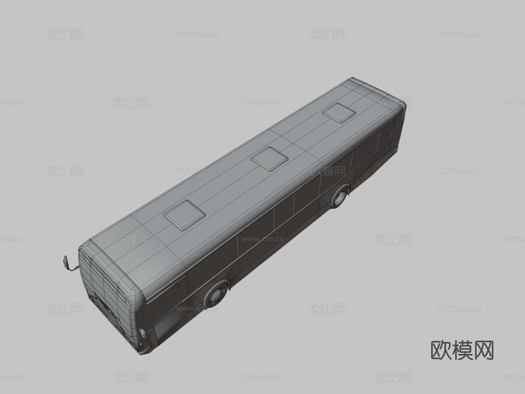 巴士 公交车 汽车su模型