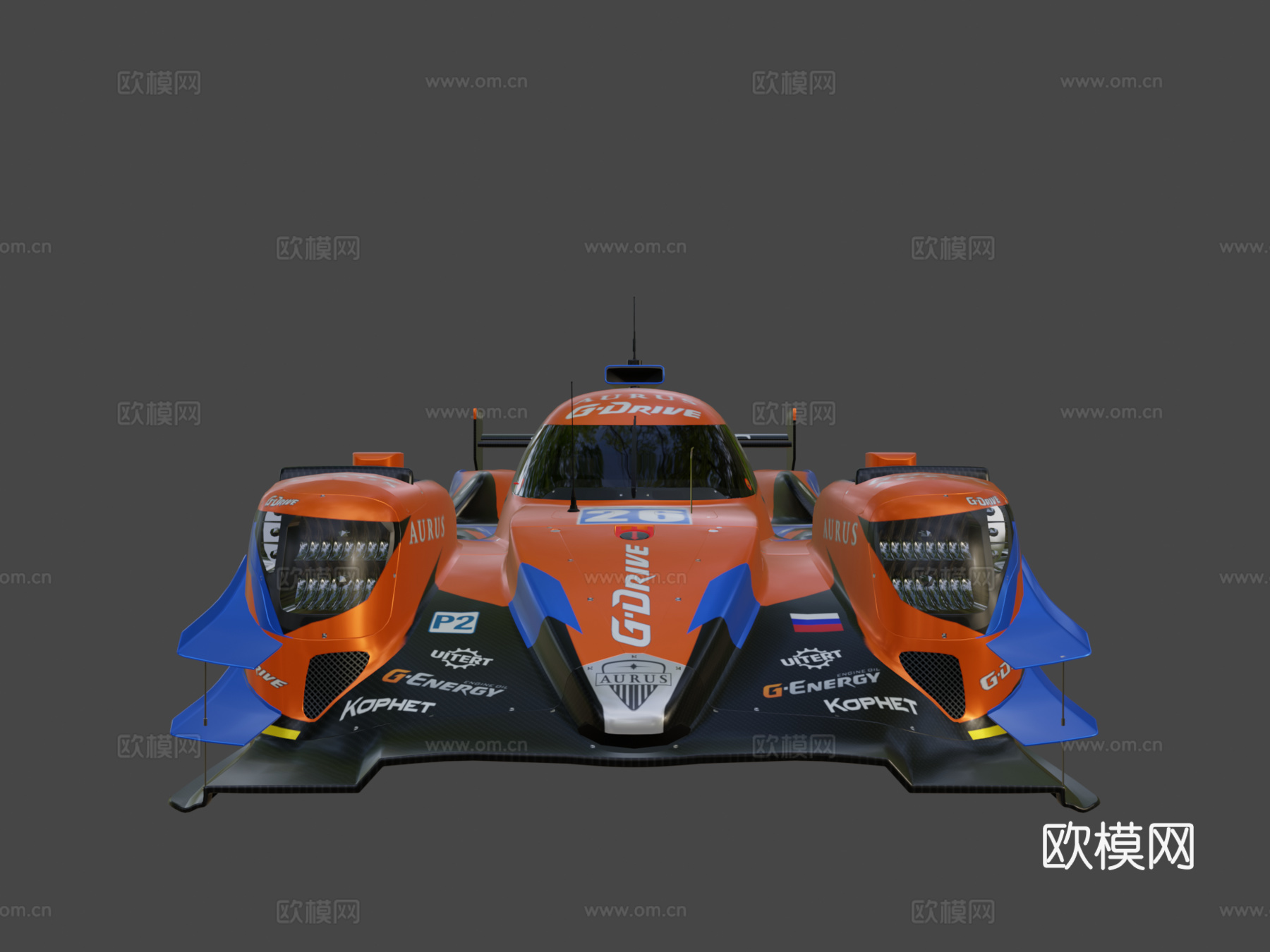 G-Drive Racing 奥鲁斯赛车3d模型