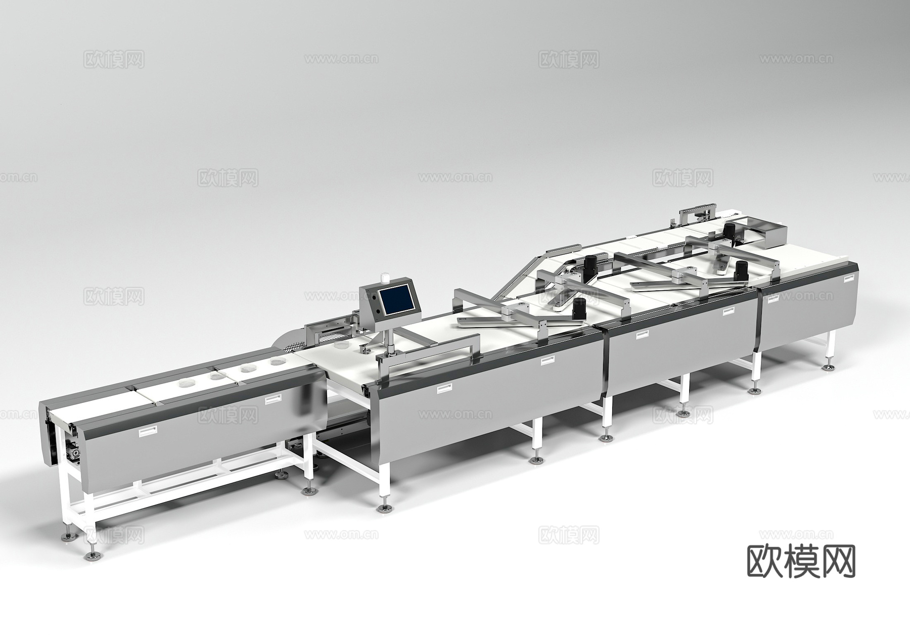 厂区分检传输带3d模型