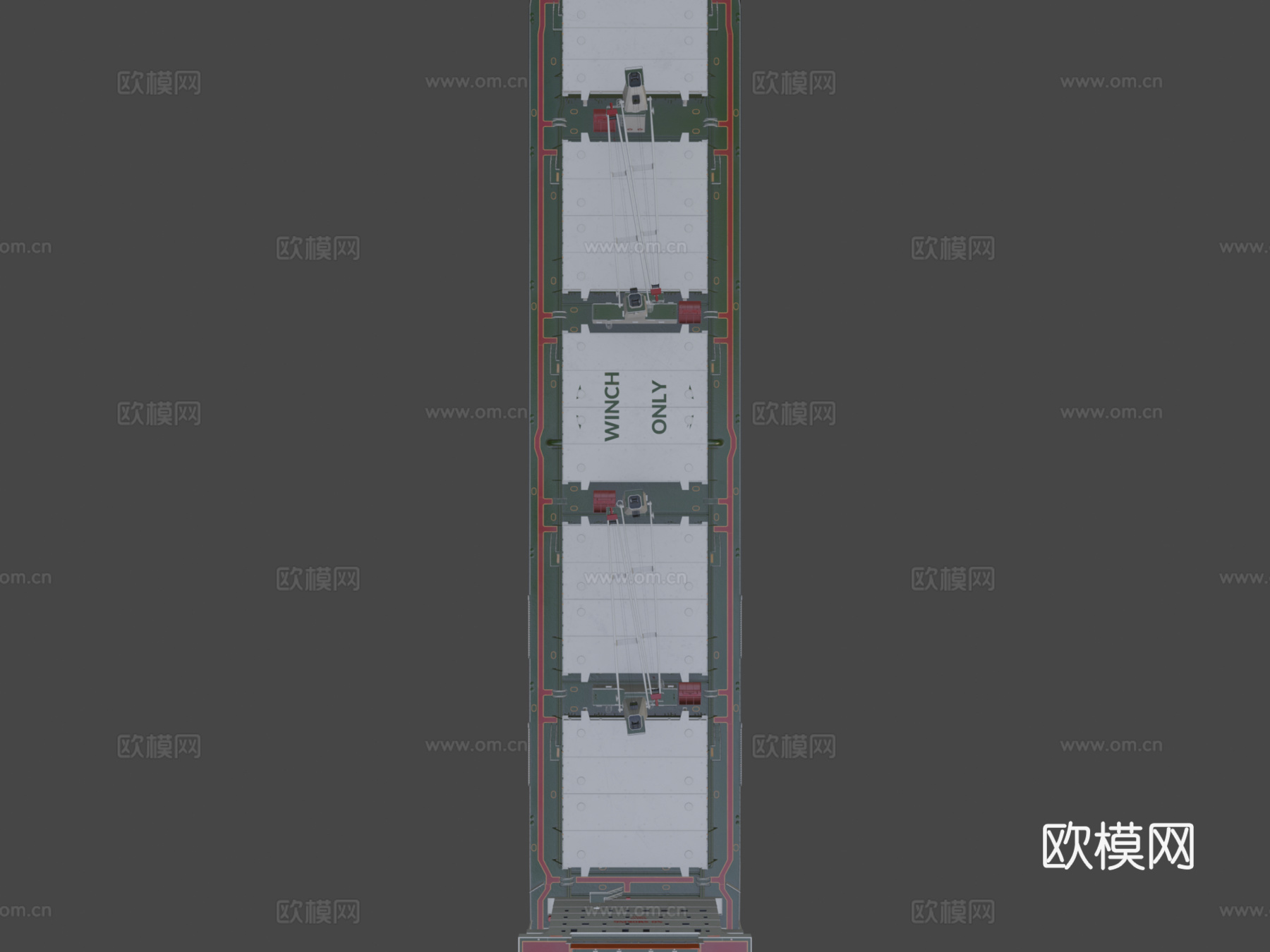 散装货船3d模型