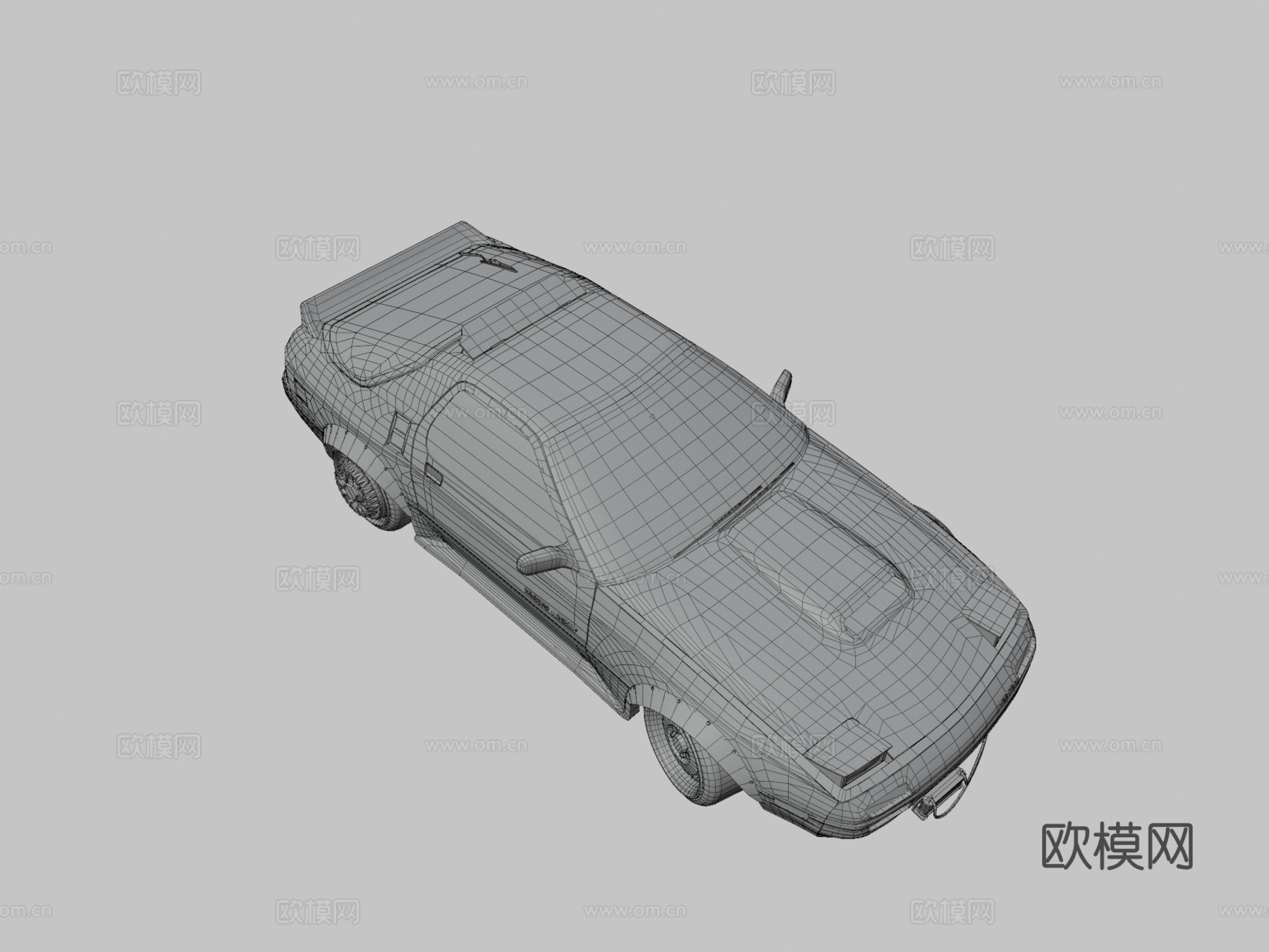 马自达 RX-7 FC 汽车3d模型