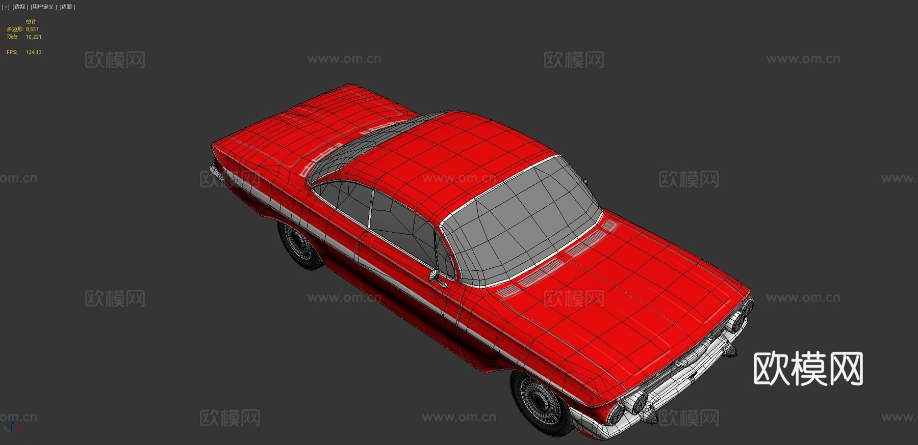 雪佛兰黑斑羚 汽车3d模型