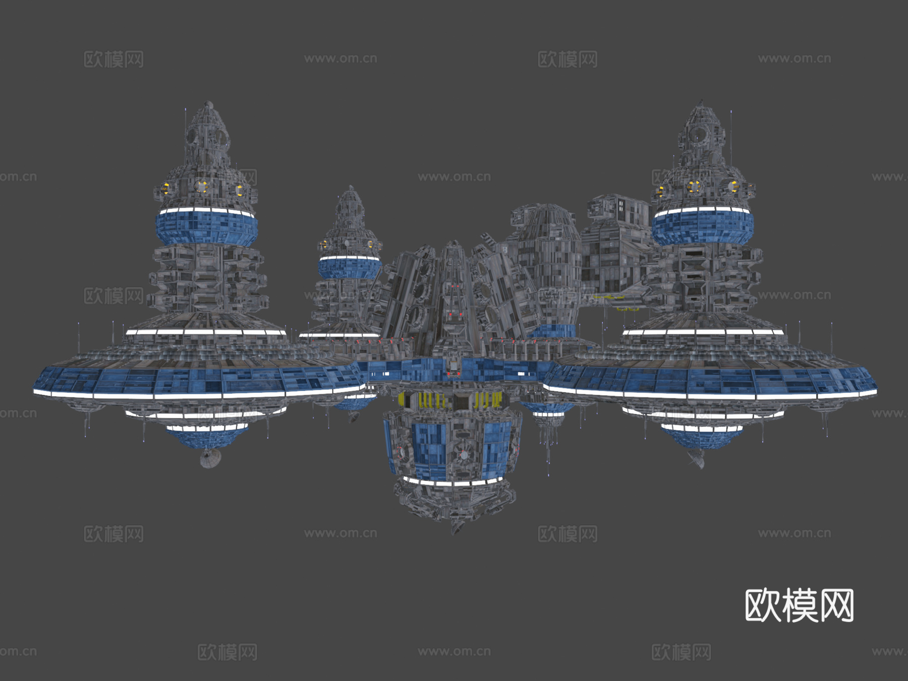 伊卡洛斯空间站3d模型