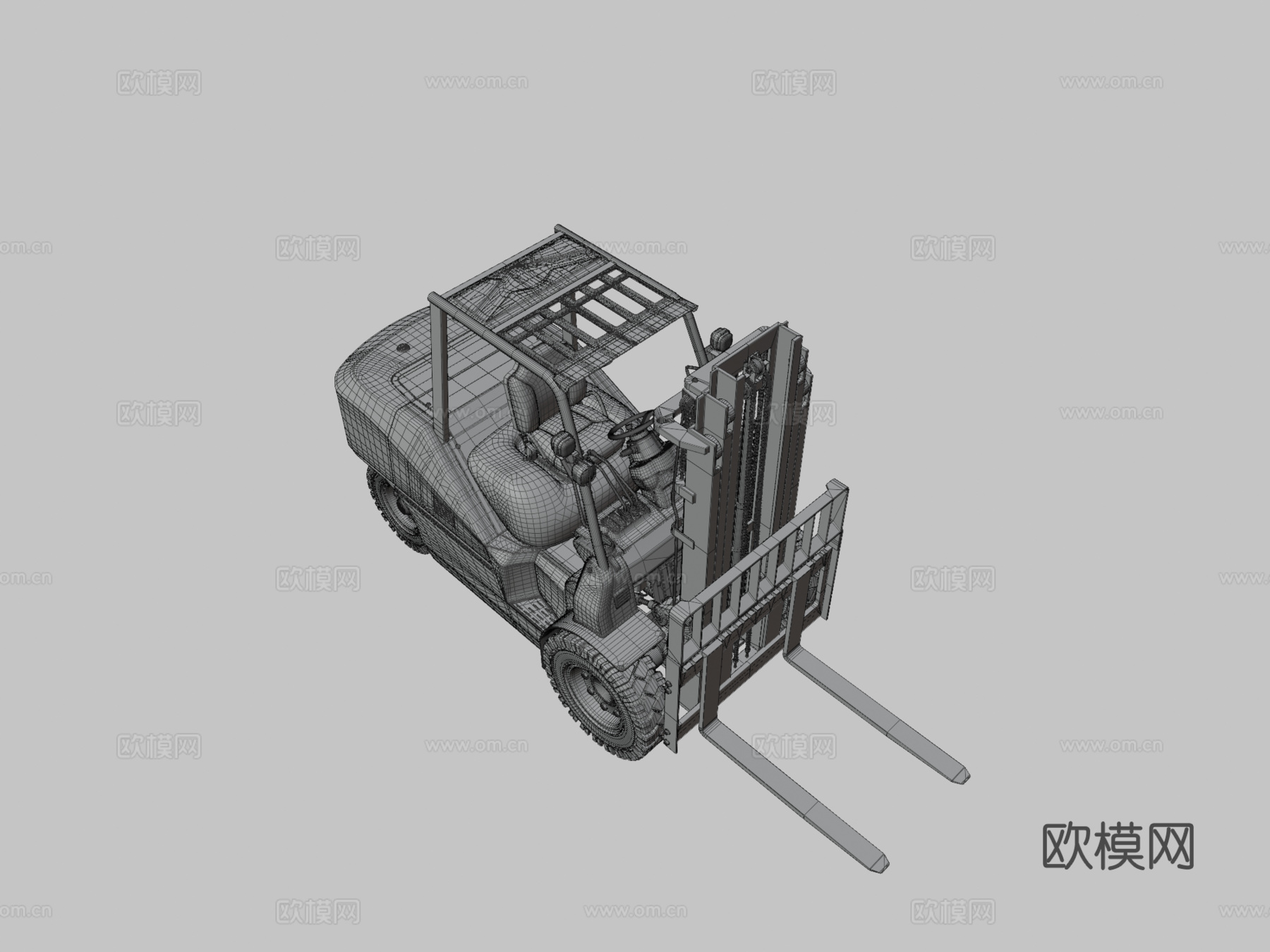 叉车3d模型