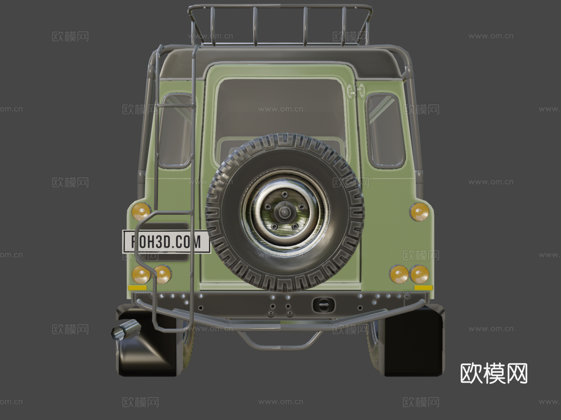 路虎卫士 D110汽车3d模型