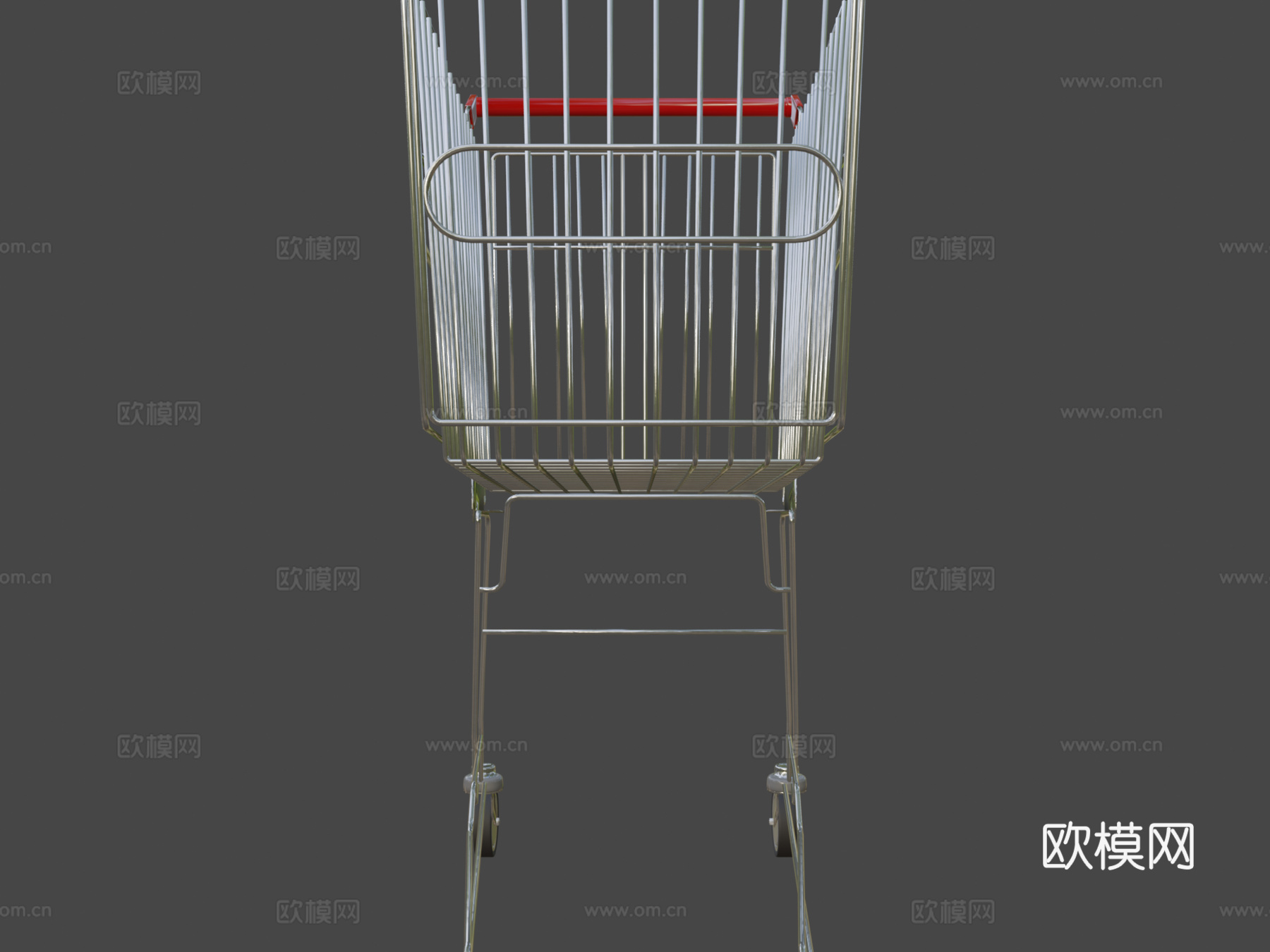 超市购物车3d模型