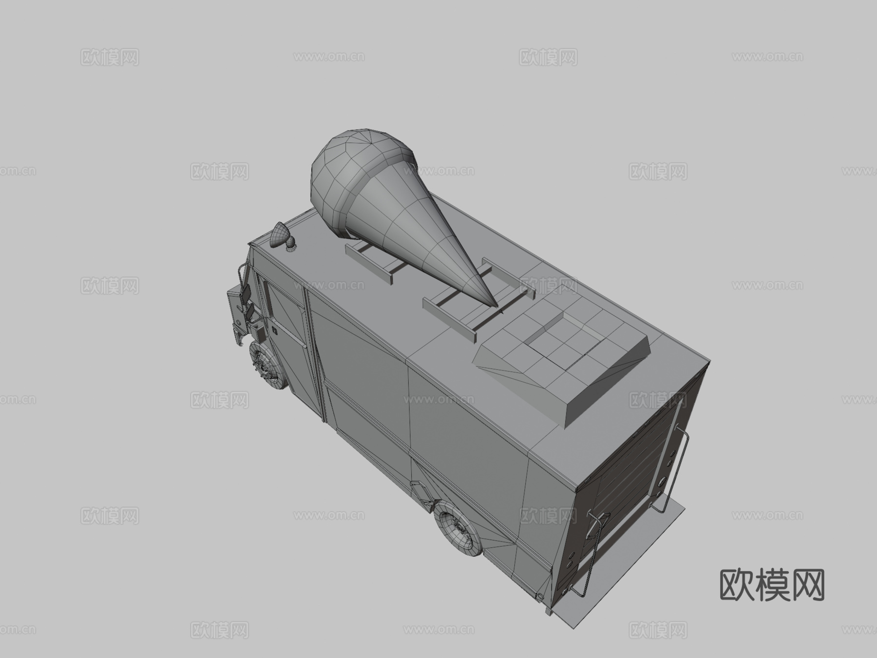 冰淇淋车3d模型