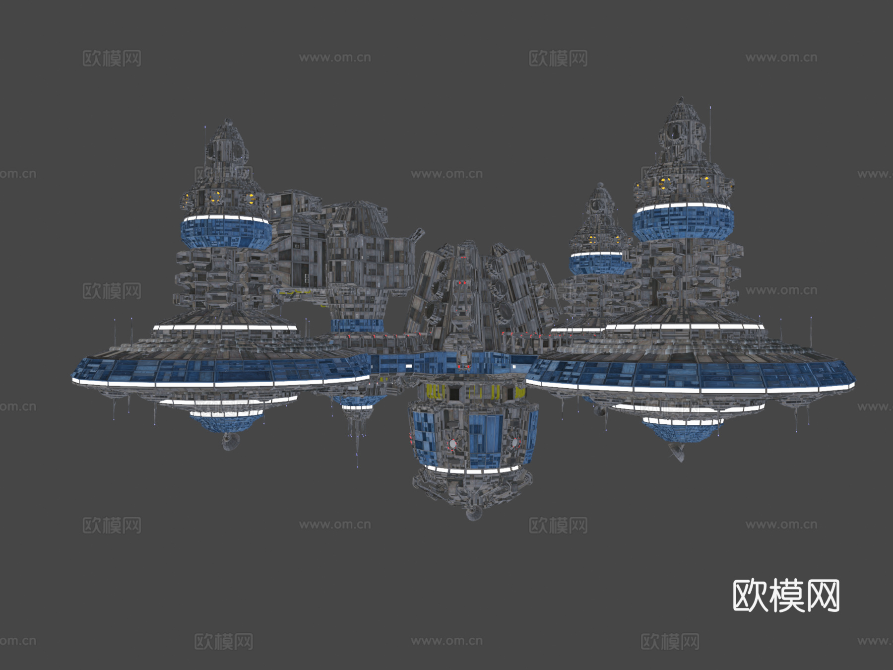 伊卡洛斯空间站3d模型