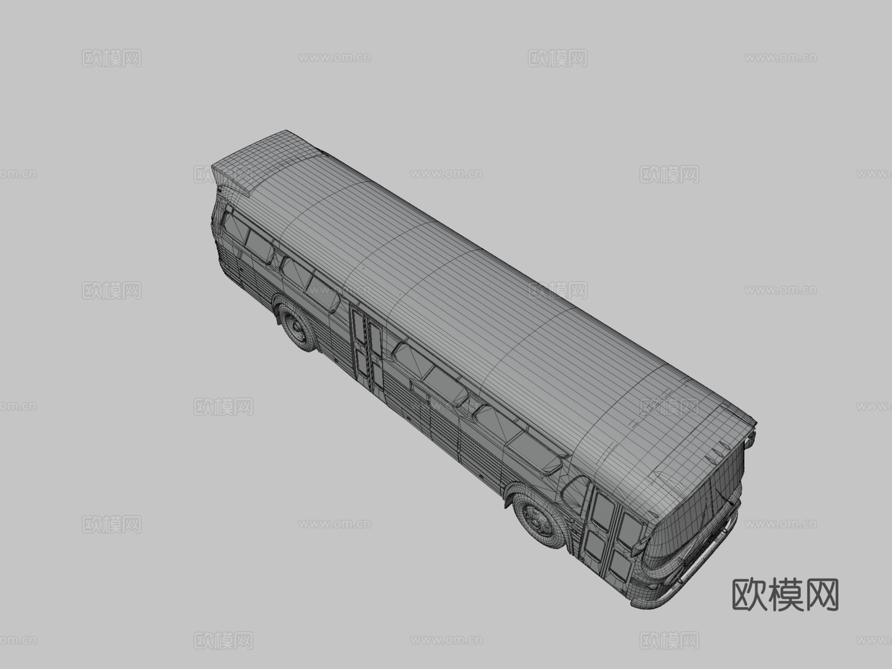 城市公交车3d模型