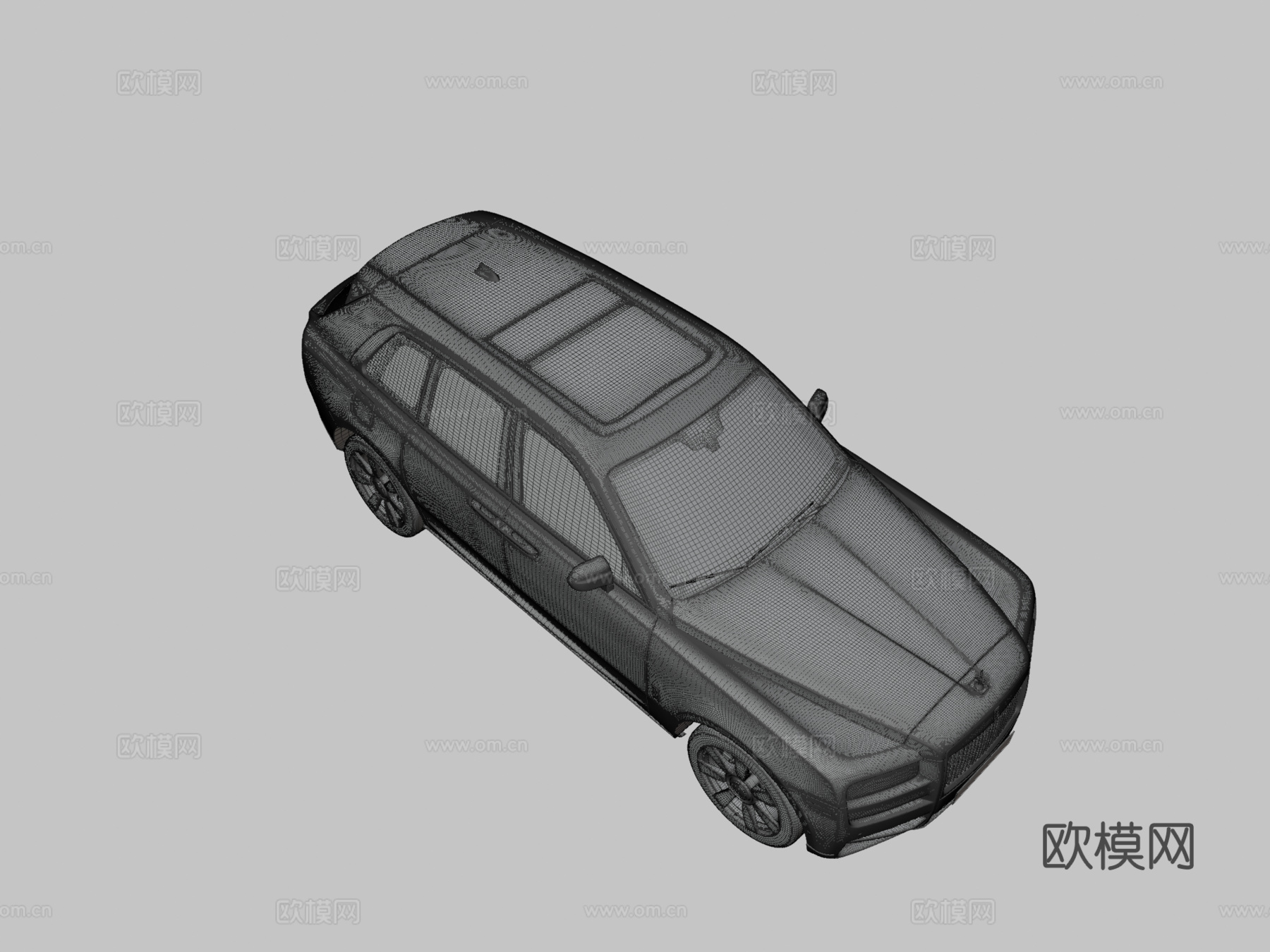 劳斯莱斯库里南2019汽车3d模型