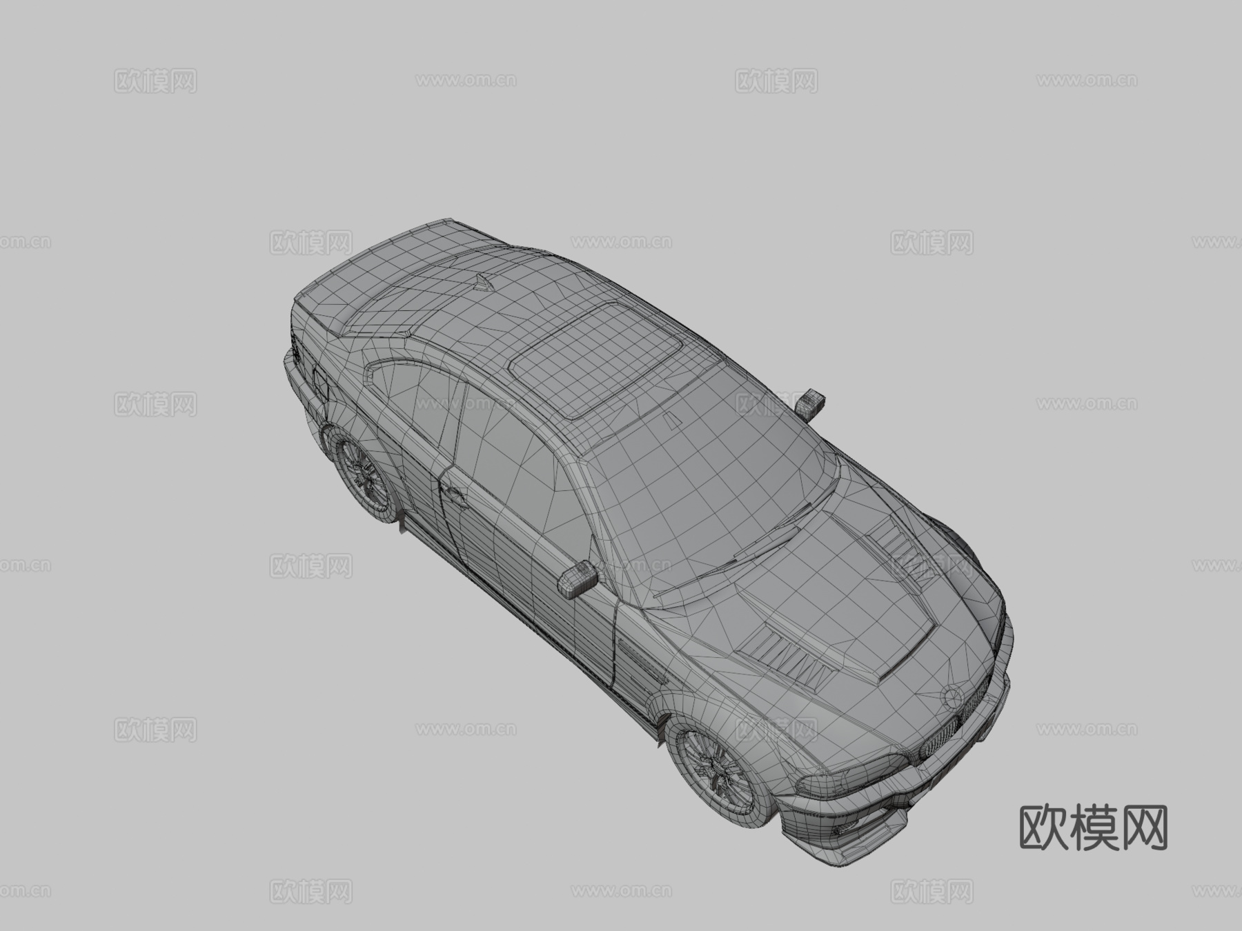 宝马 E46M3夜骑士 汽车3d模型