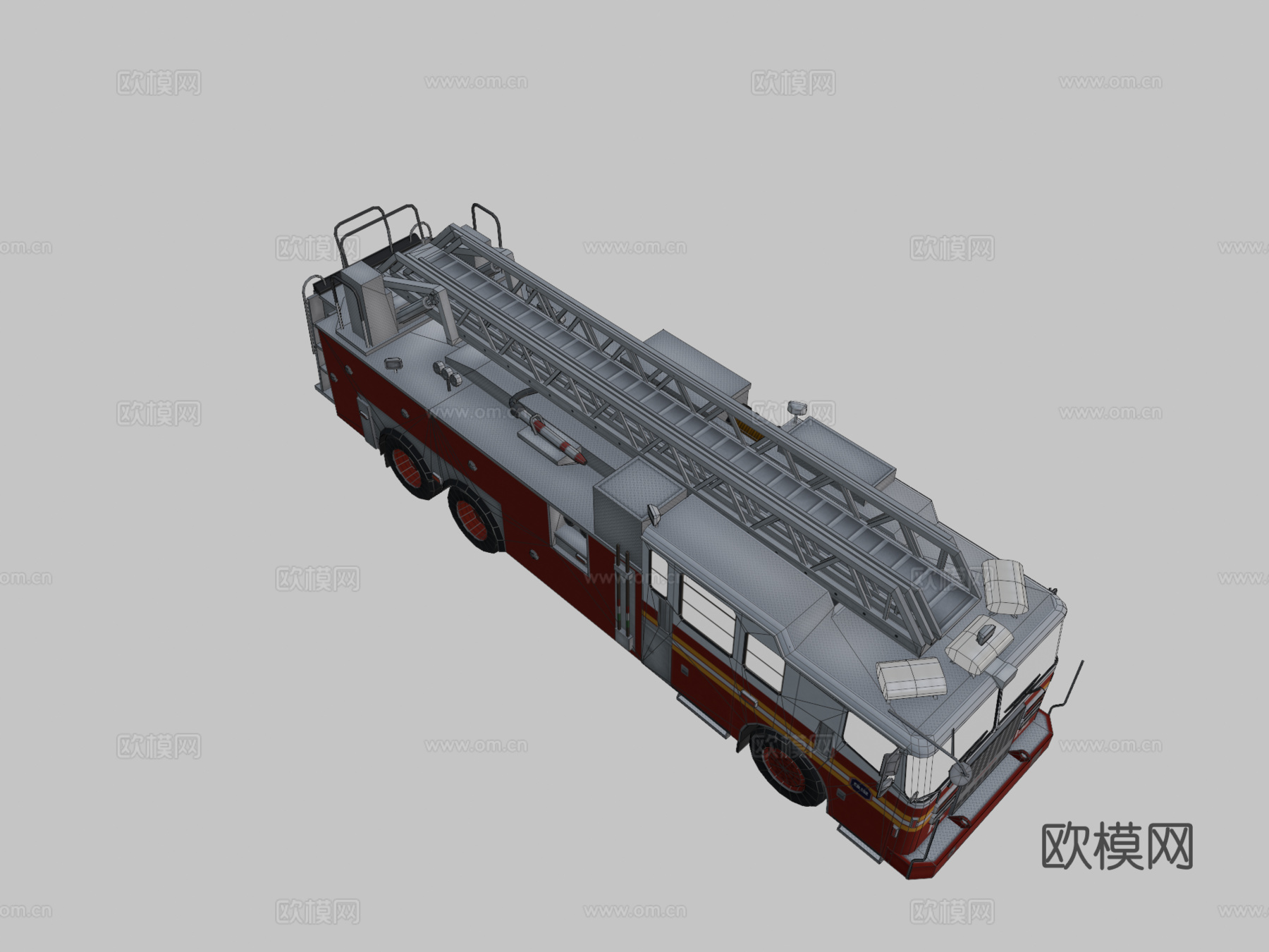 消防车3d模型