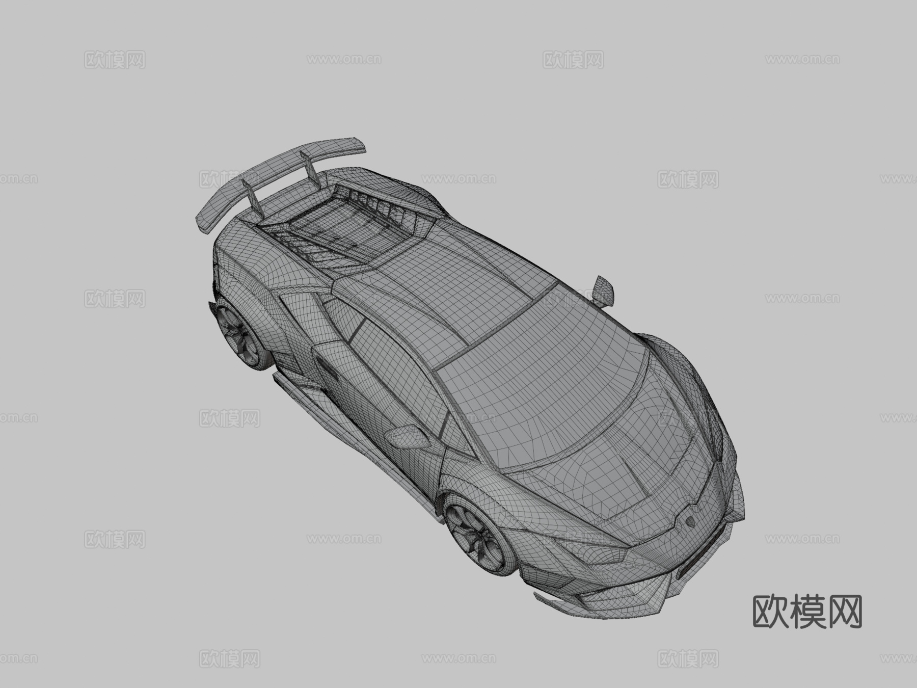 兰博基尼汽车 跑车su模型