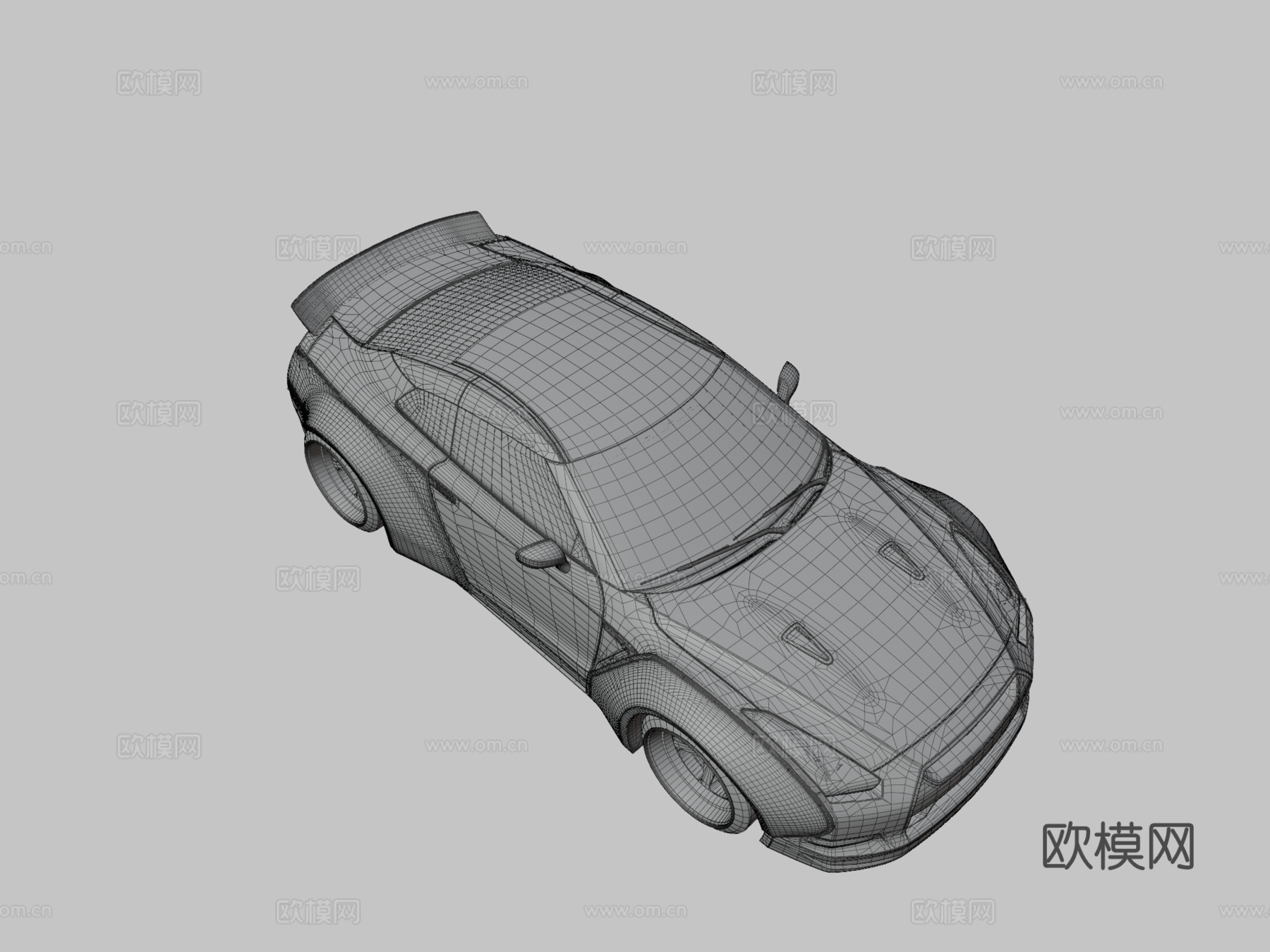 日产 GT-R汽车3d模型