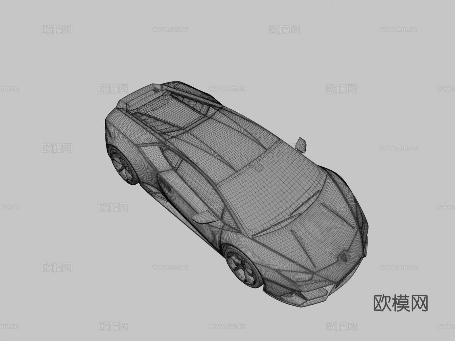 兰博基尼HuracanEvo2019超跑 跑车3d模型