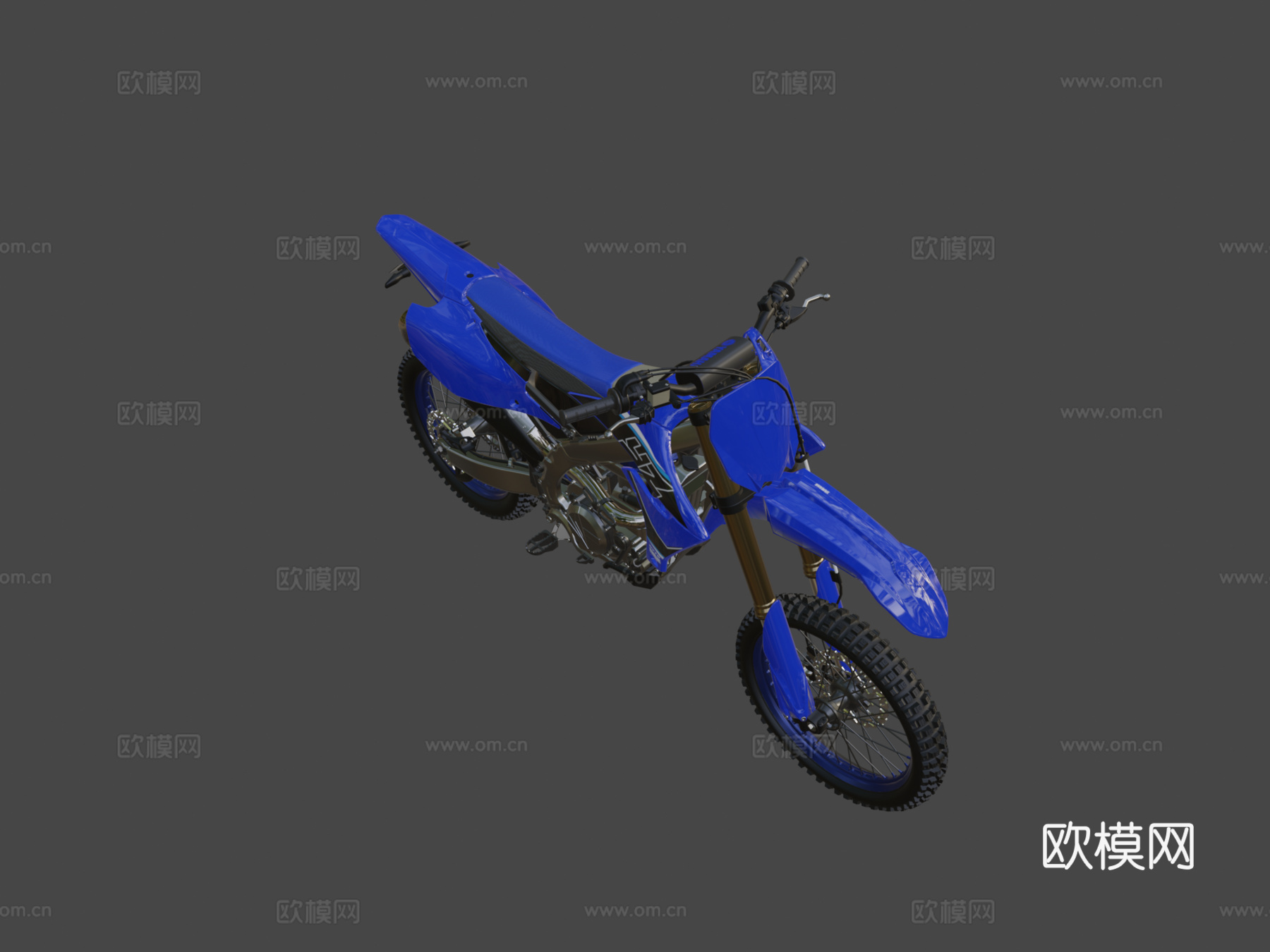 雅马哈 YZ-450F摩托车3d模型