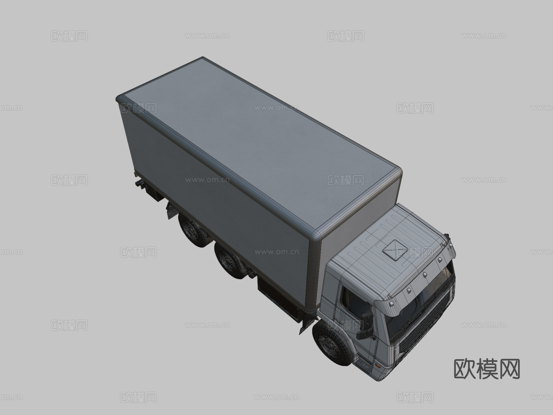 通用刚性卡车3d模型