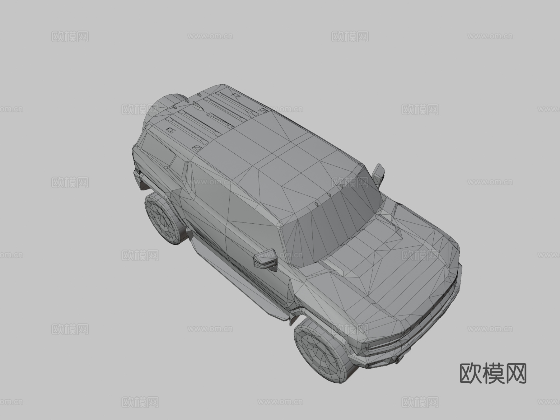 GMC悍 EV SUV汽车 轿车su模型