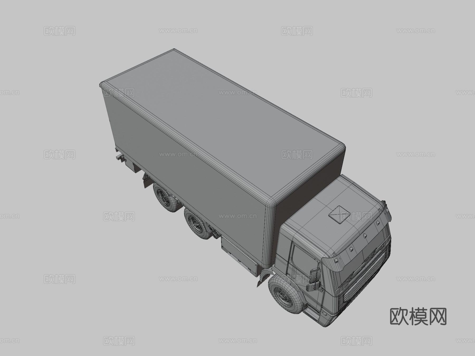 通用刚性卡车3d模型