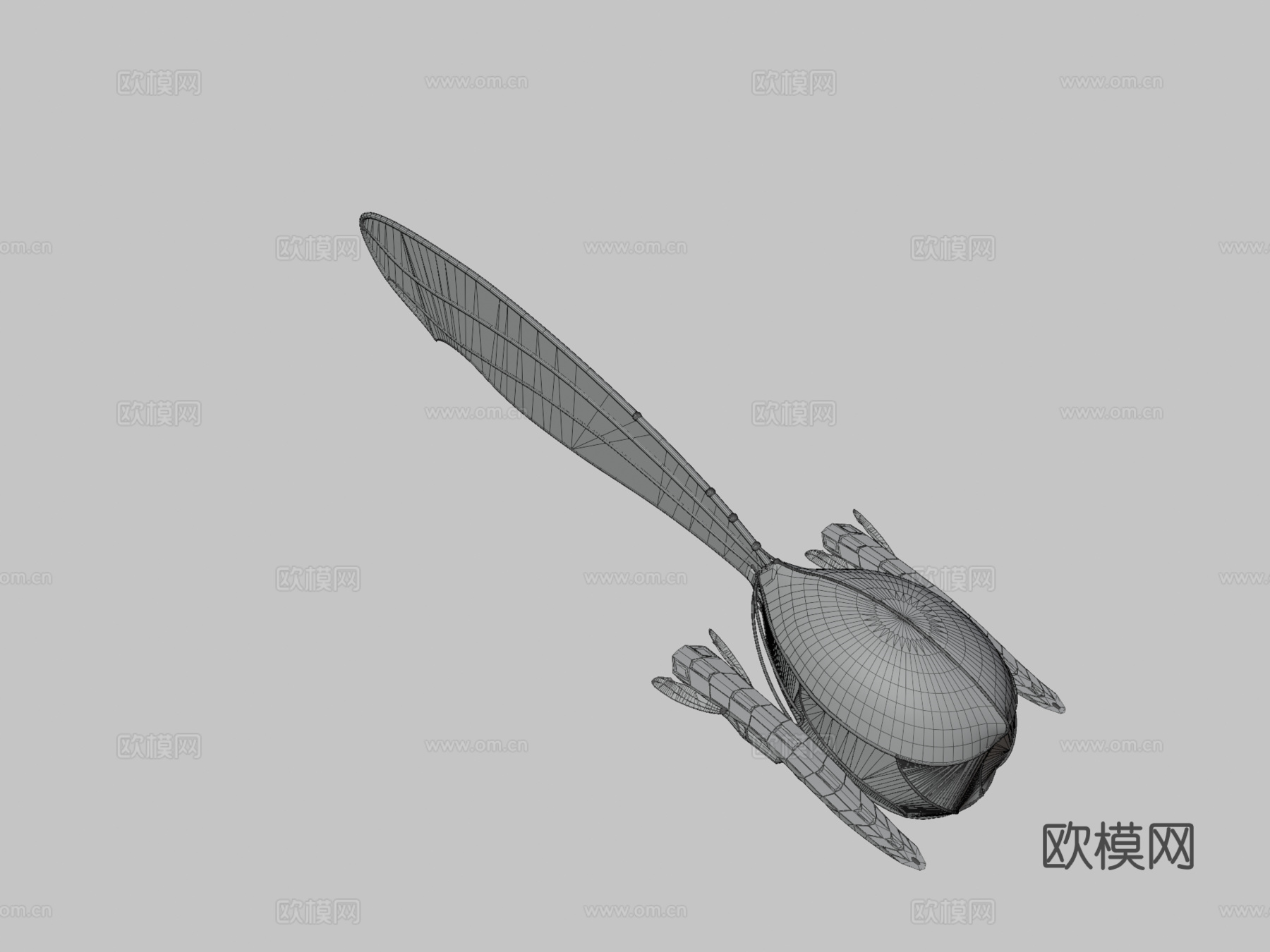 苹果核战记鹰飞船3d模型