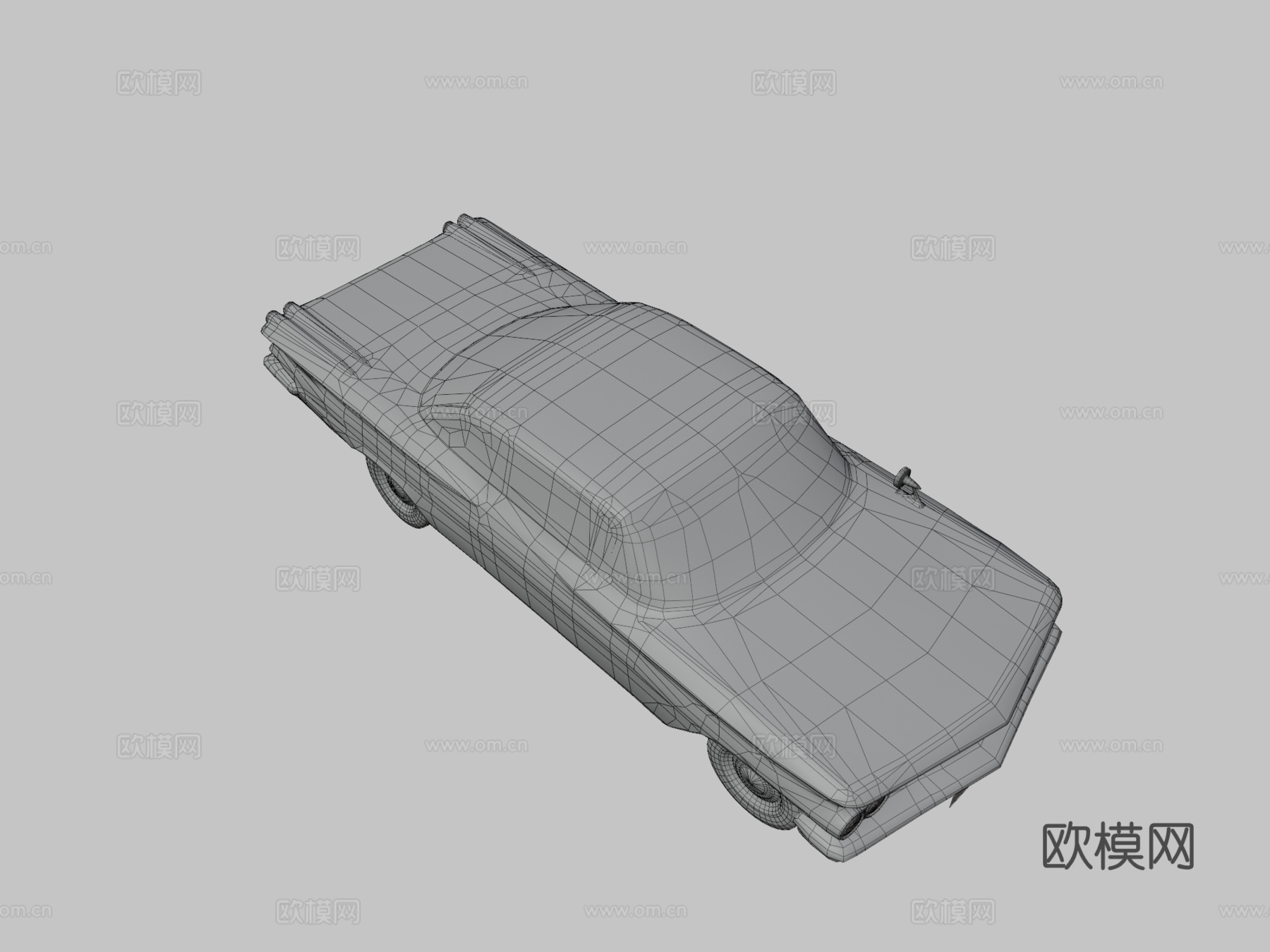 年庞蒂亚克文图拉 汽车3d模型