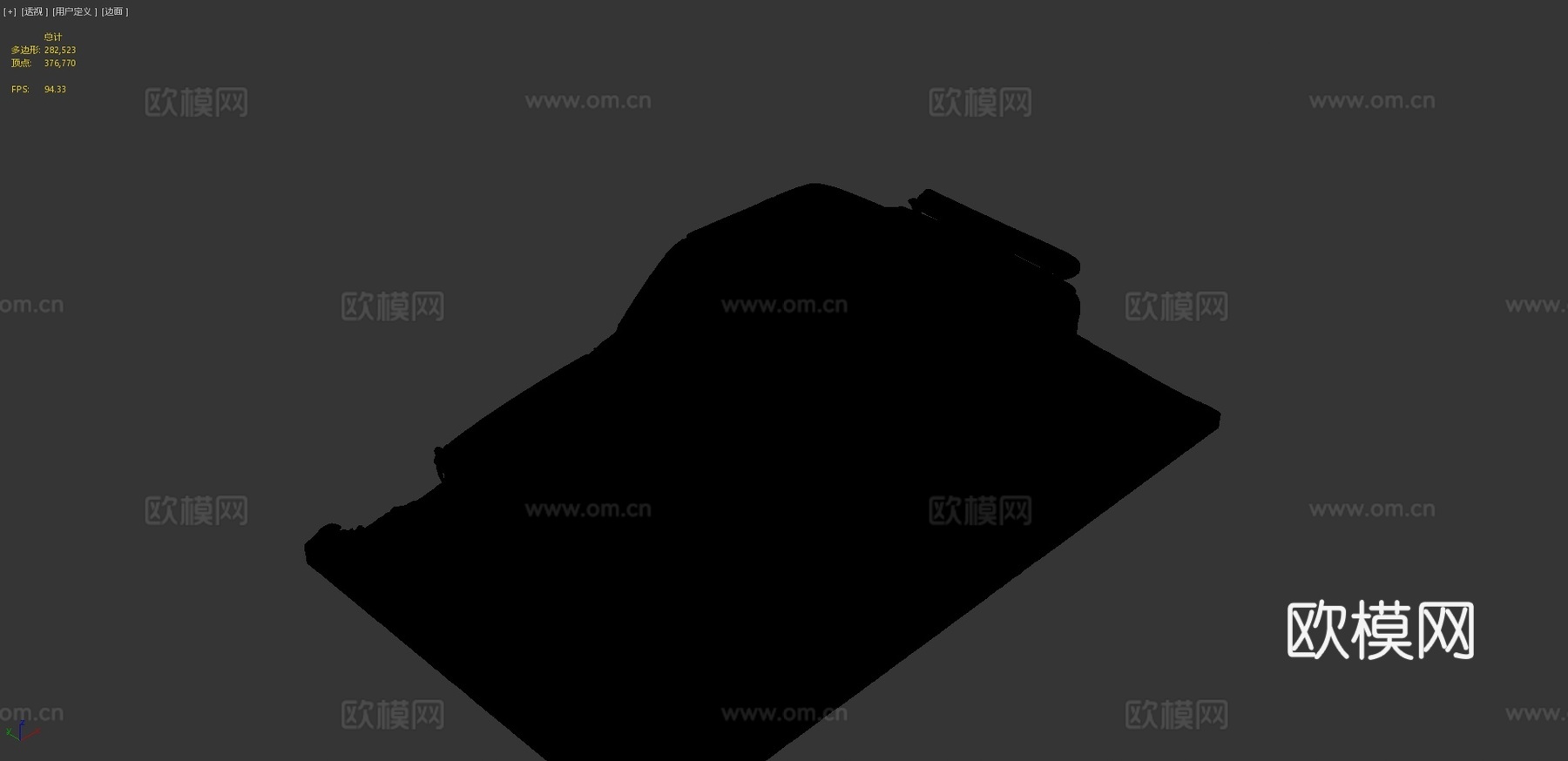 报废汽车 拉力赛车su模型