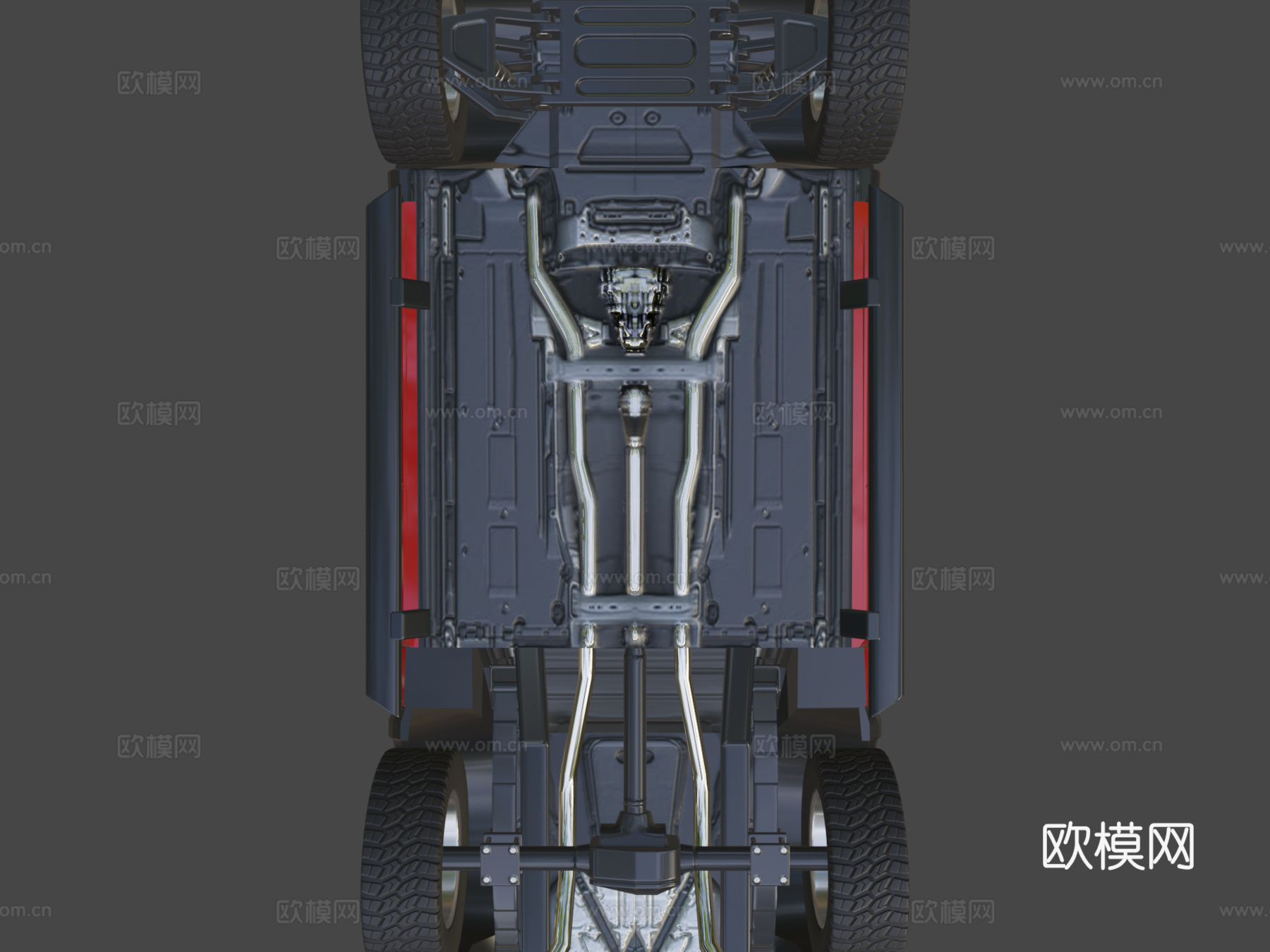 汽车 皮卡3d模型