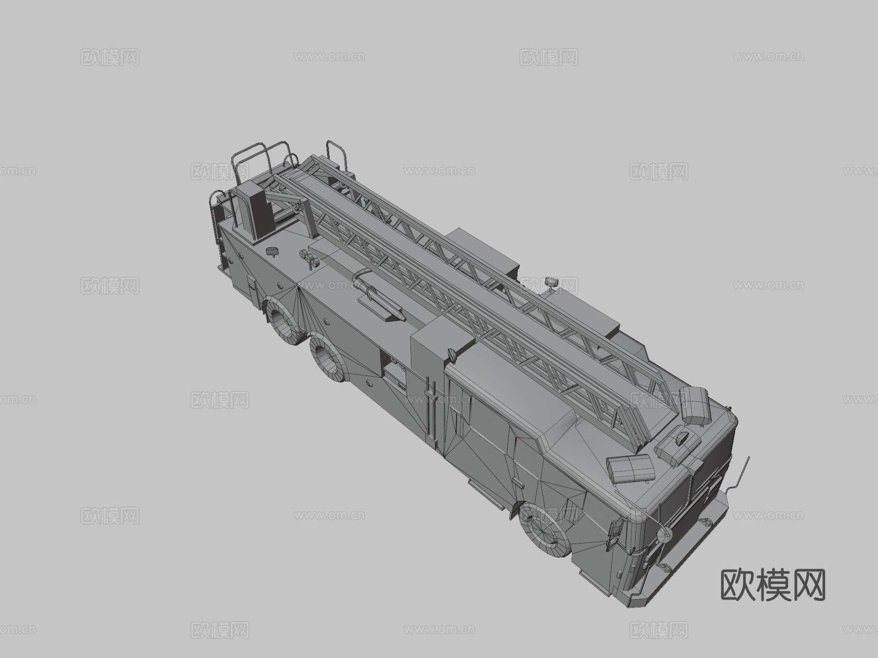 消防车3d模型