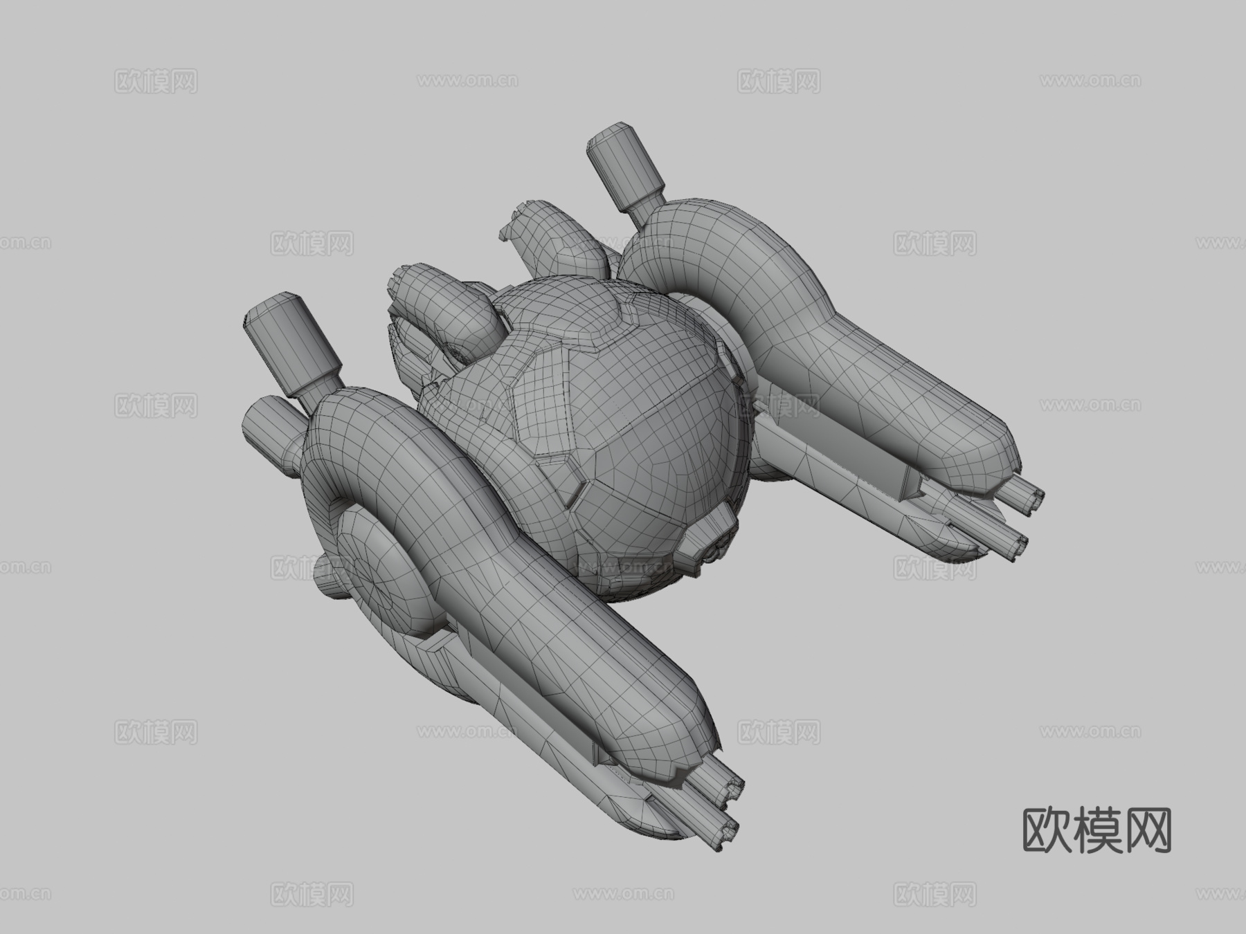 兔子舱 太空飞船3d模型