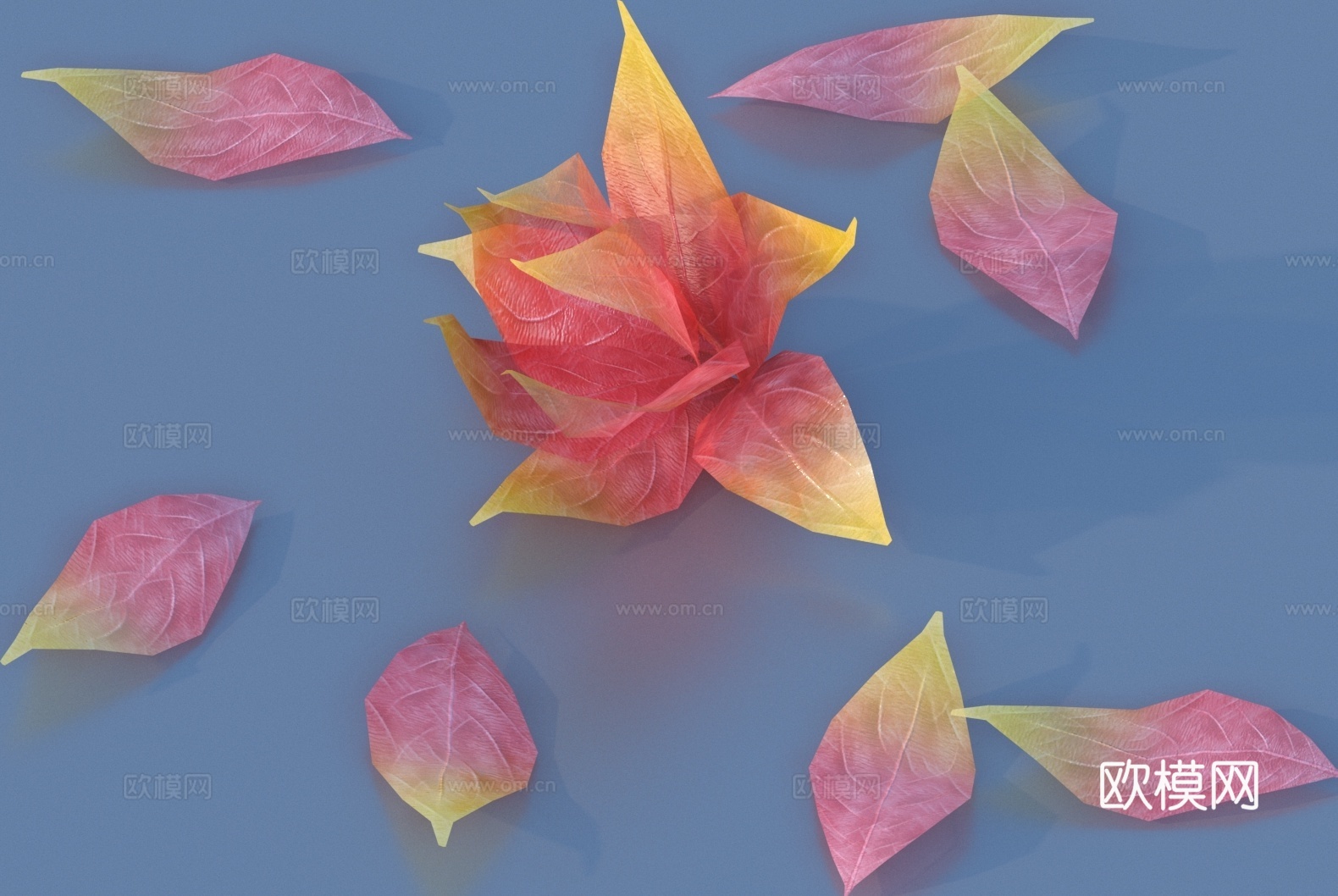 花 花瓣 花片3d模型