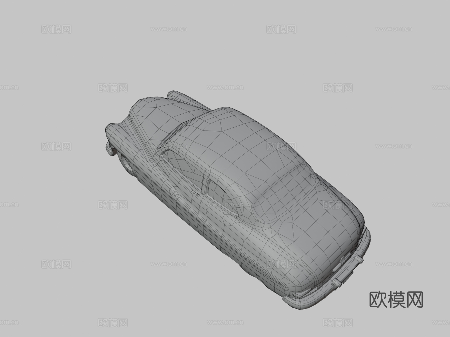 双门汽车轿车su模型