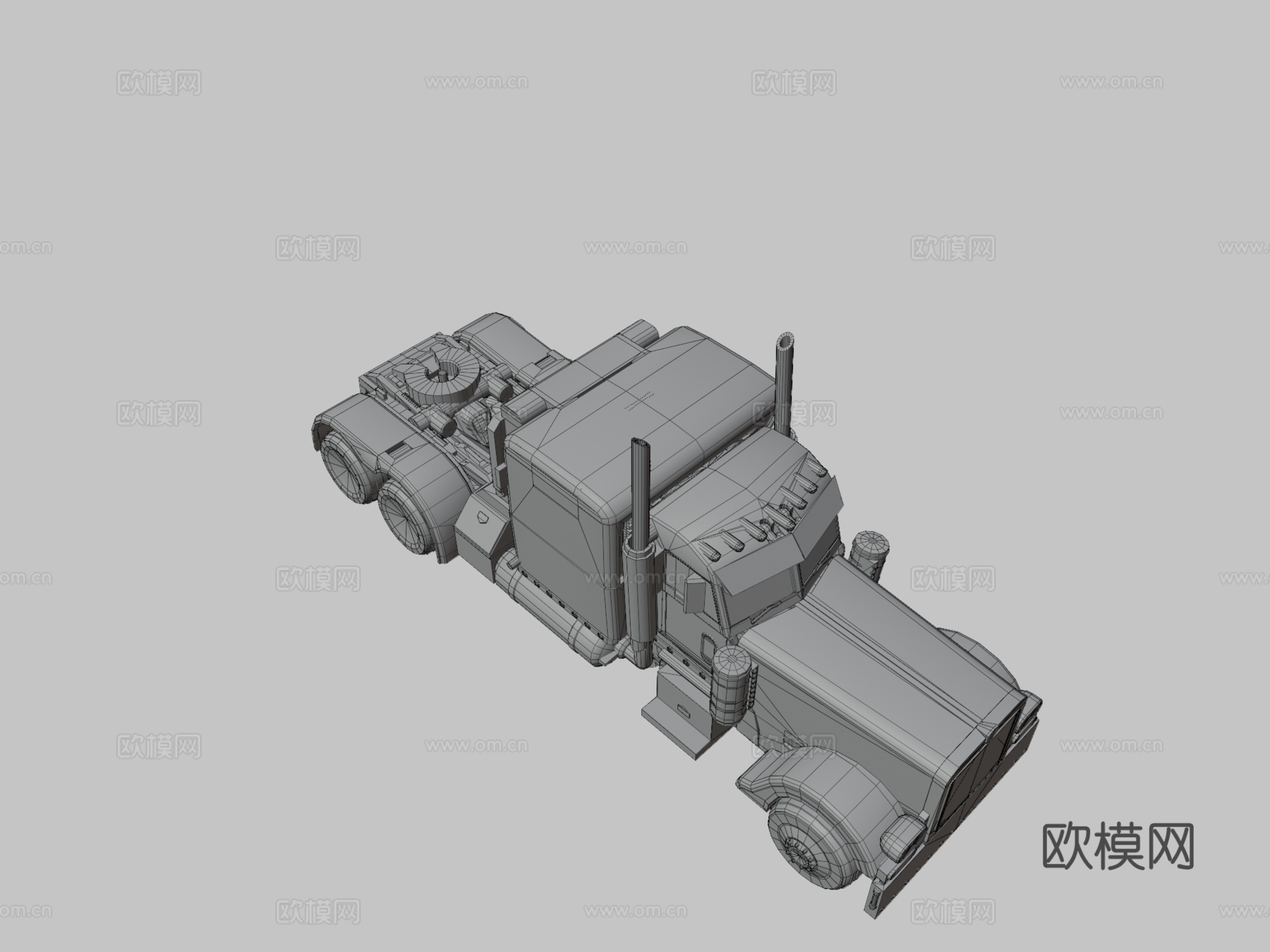 擎天柱汽车 玩具汽车su模型