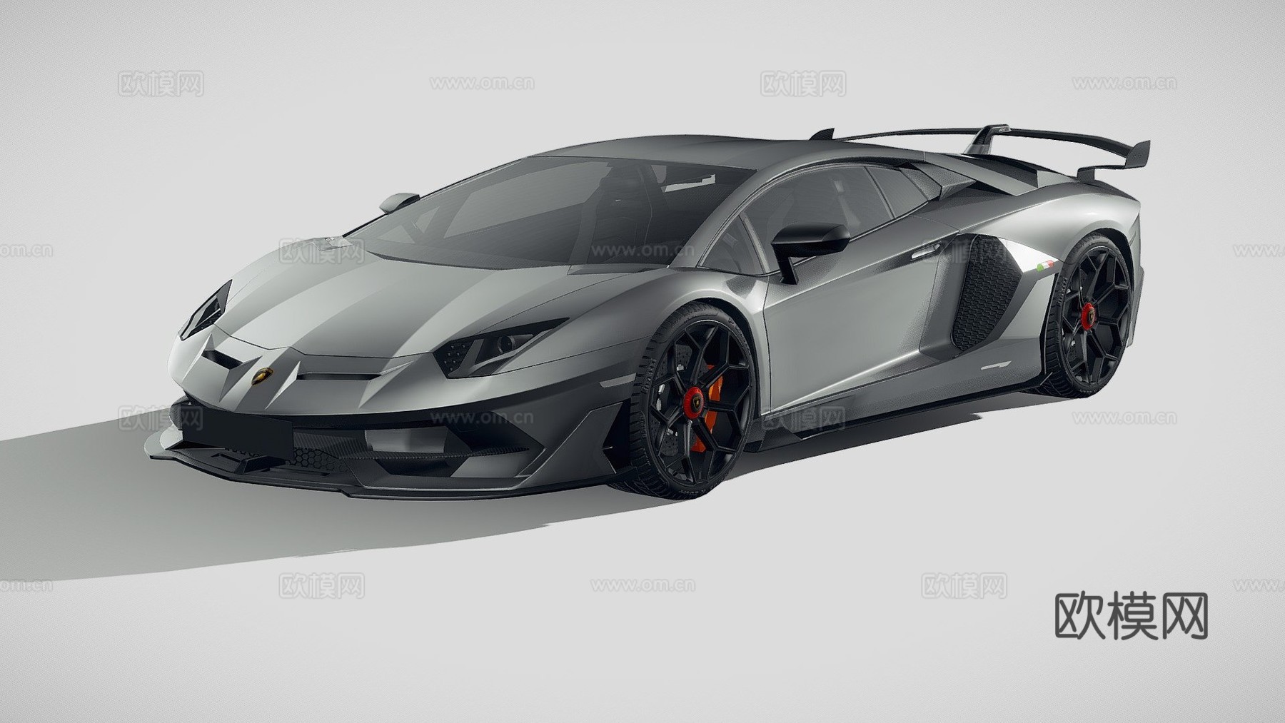 兰博基尼Aventador SVJ 2019 跑车3d模型