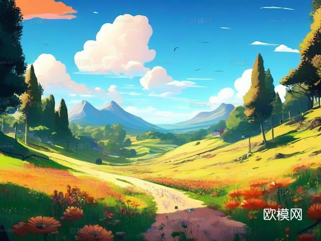 风景装饰画下载