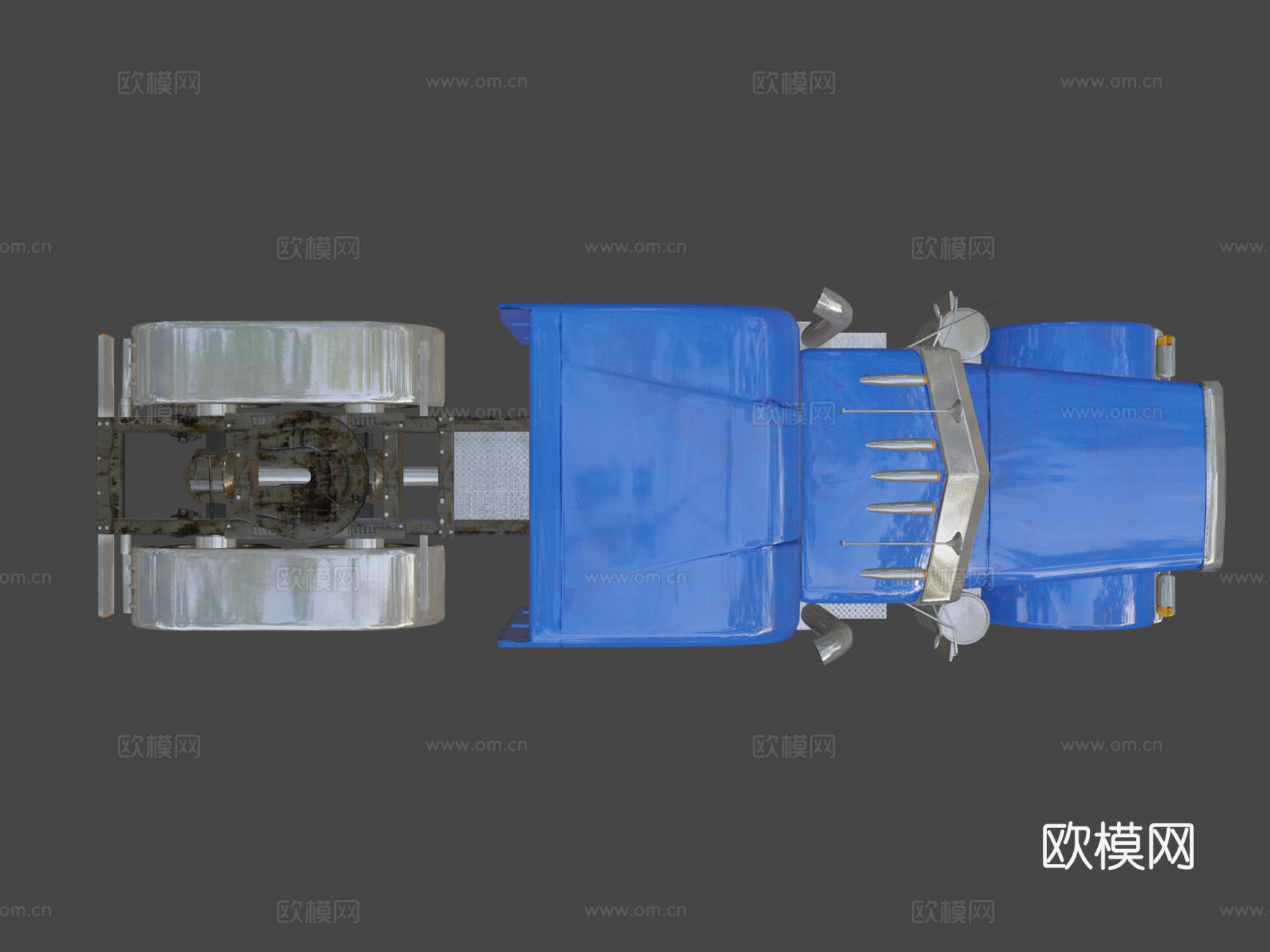 美国彼得比尔特卡车3d模型