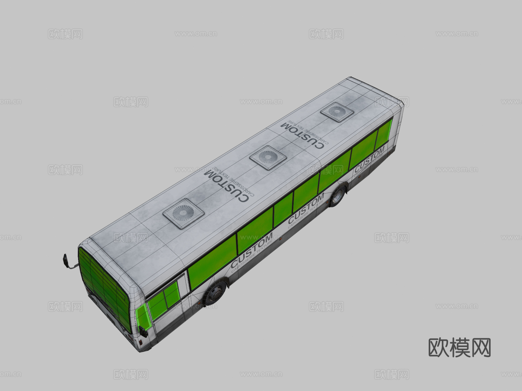 巴士 公交车 汽车su模型