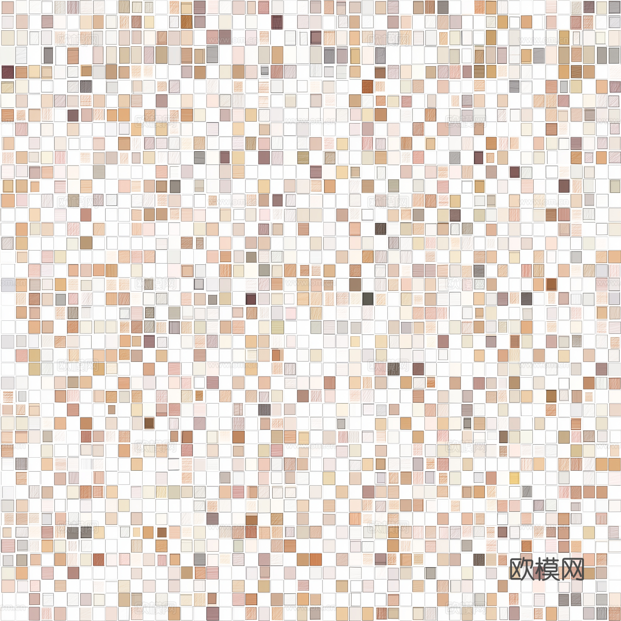 无缝高清奶油风马赛克贴图下载