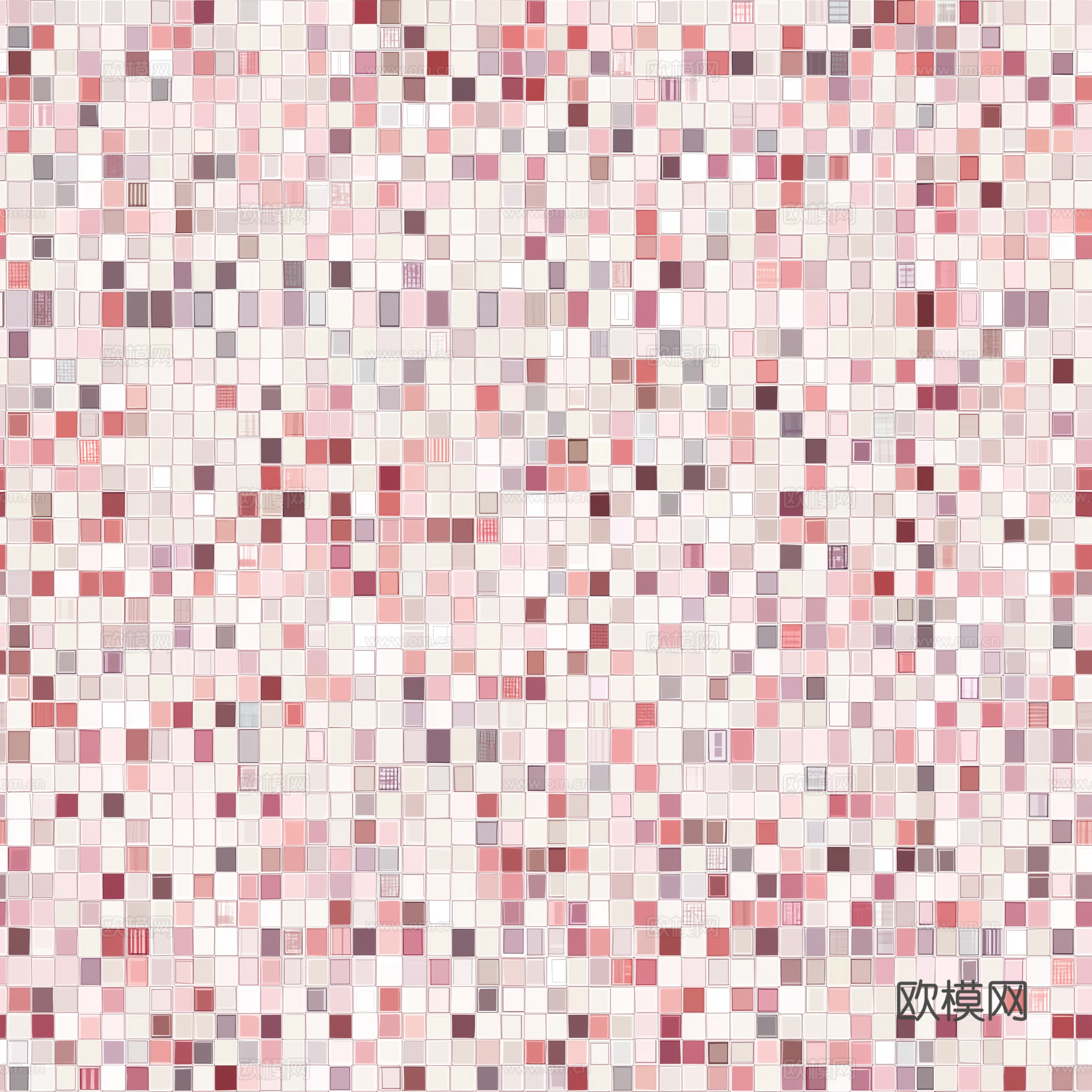 无缝高清奶油风马赛克贴图下载