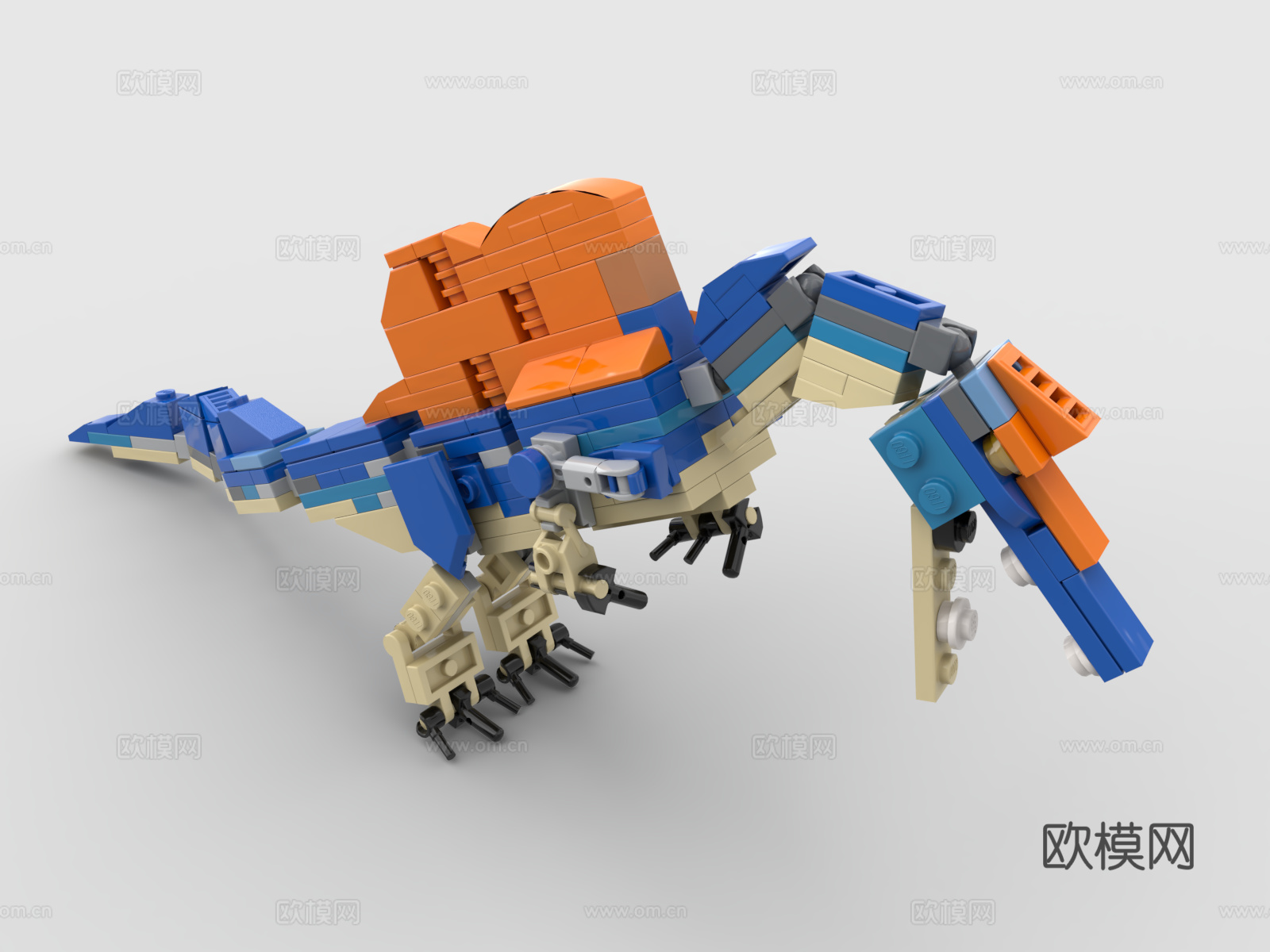 乐高 LEGO 玩具 积木 卡通恐龙3d模型